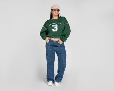 Foto 6 | Sudadera York Team Polo Club Verde Estampado