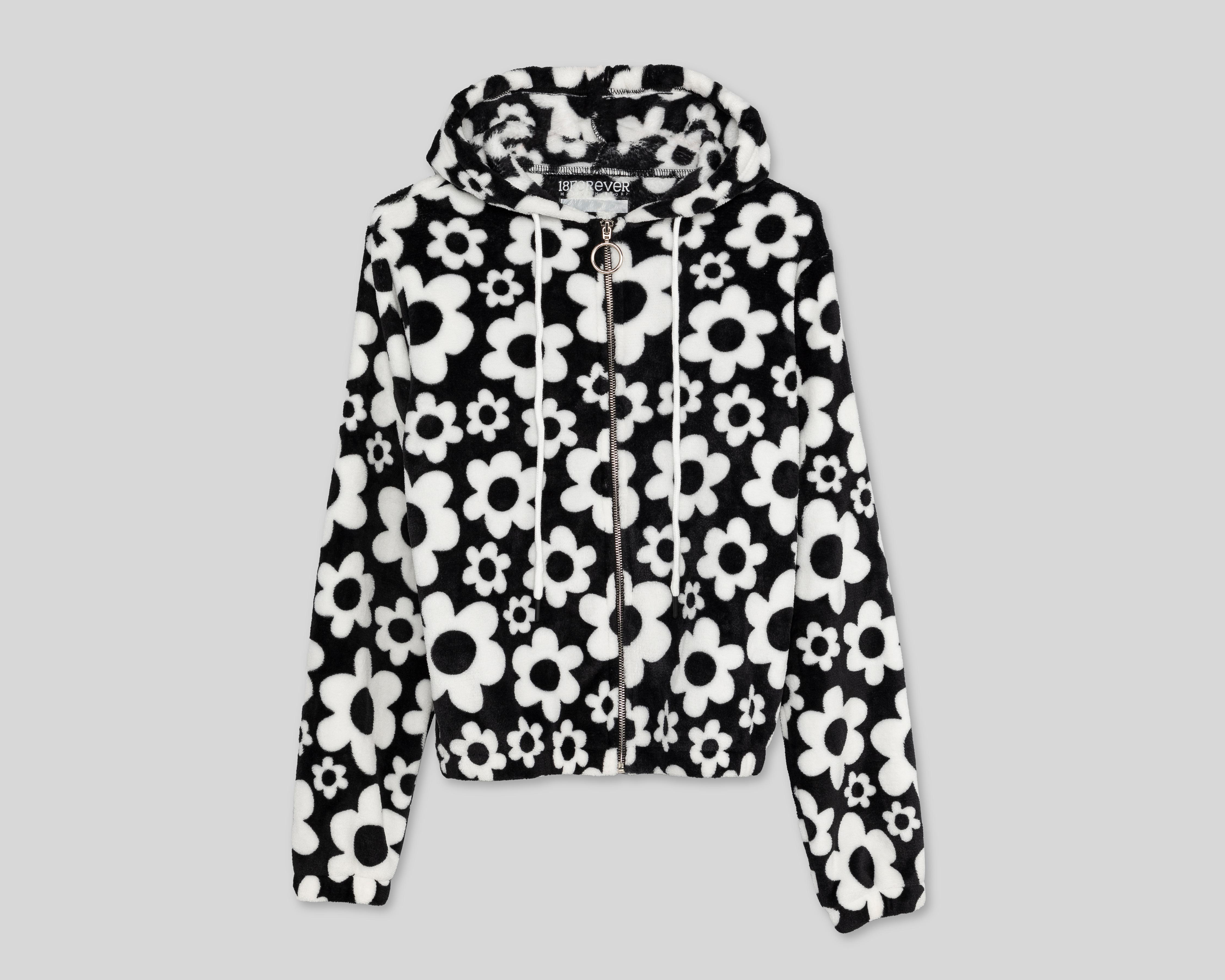 Foto 1 | Sudadera 18 Forever con Capucha y Print Floral