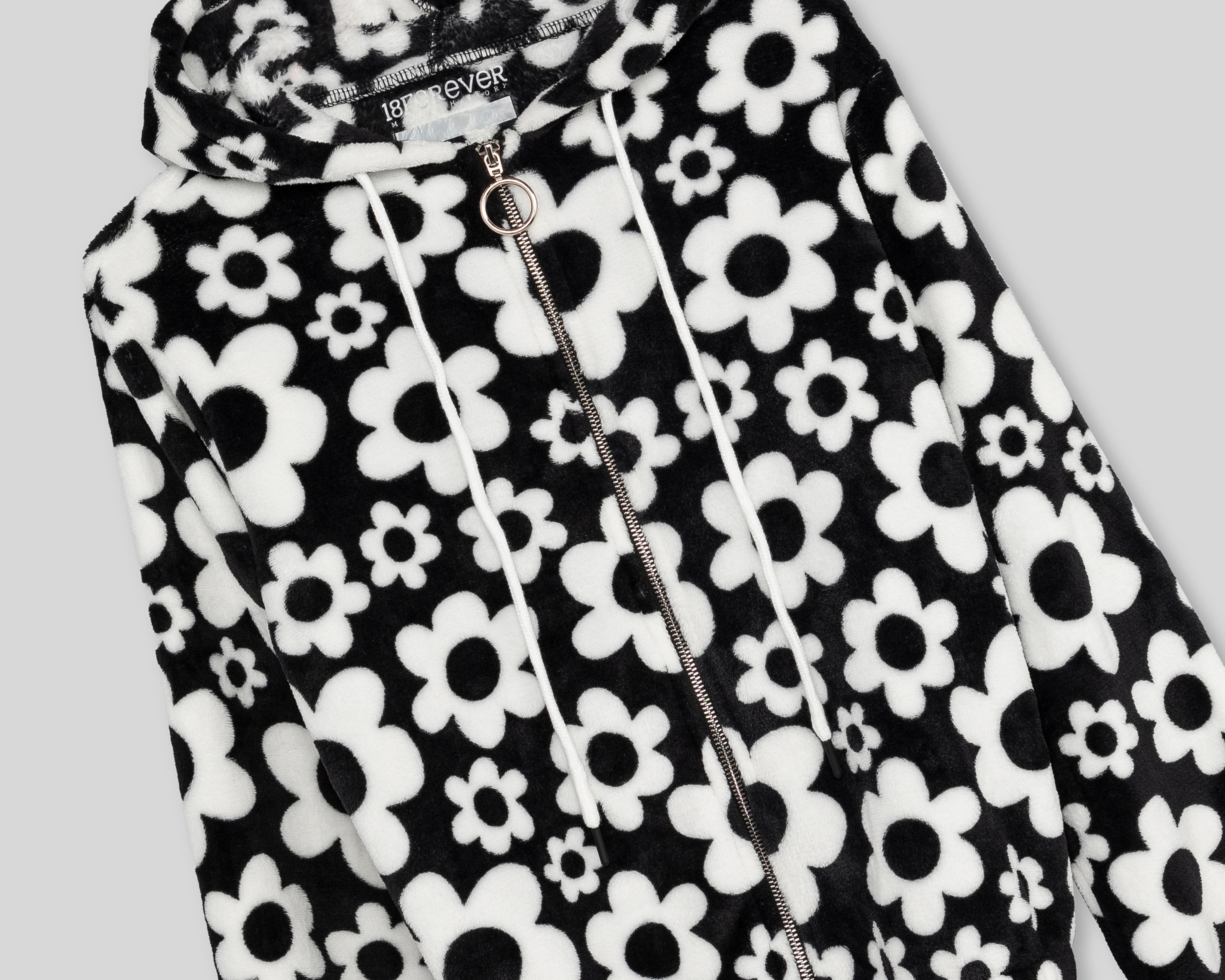 Foto 3 | Sudadera 18 Forever con Capucha y Print Floral