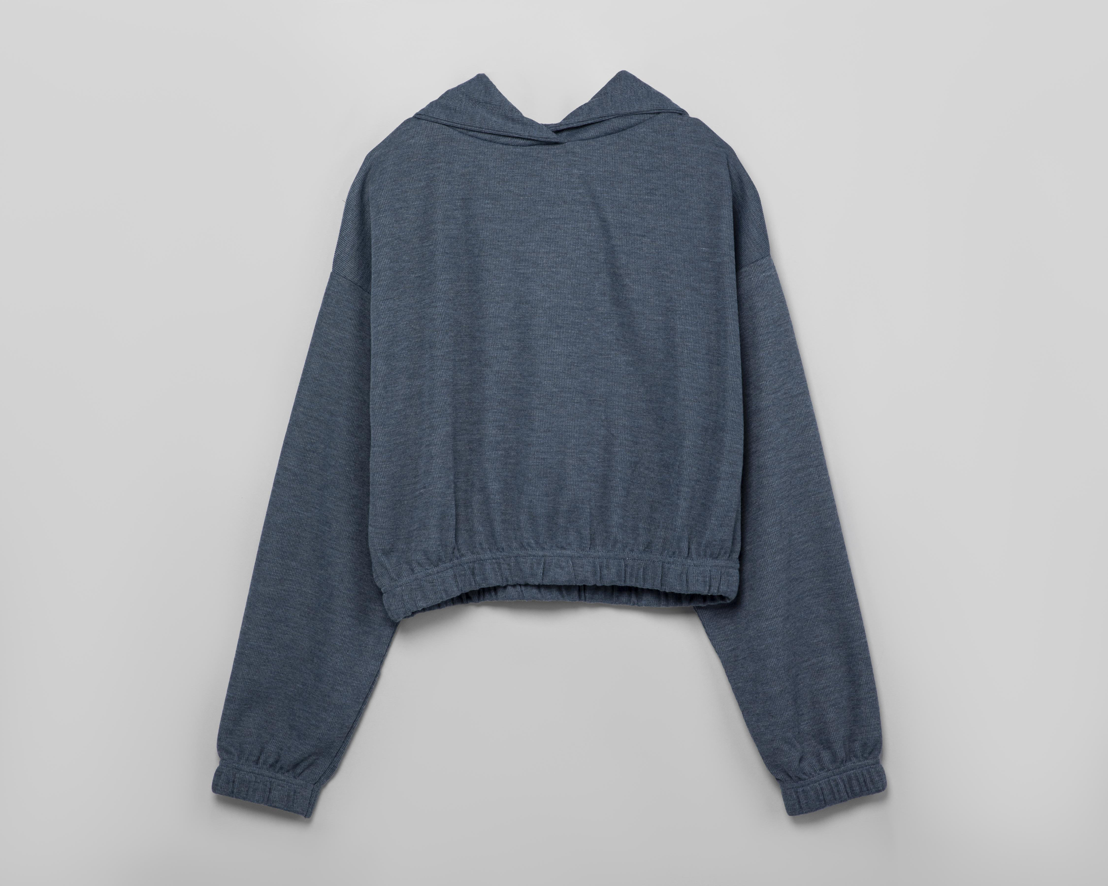 Foto 1 | Sudadera Refill Azul Marino con Capucha