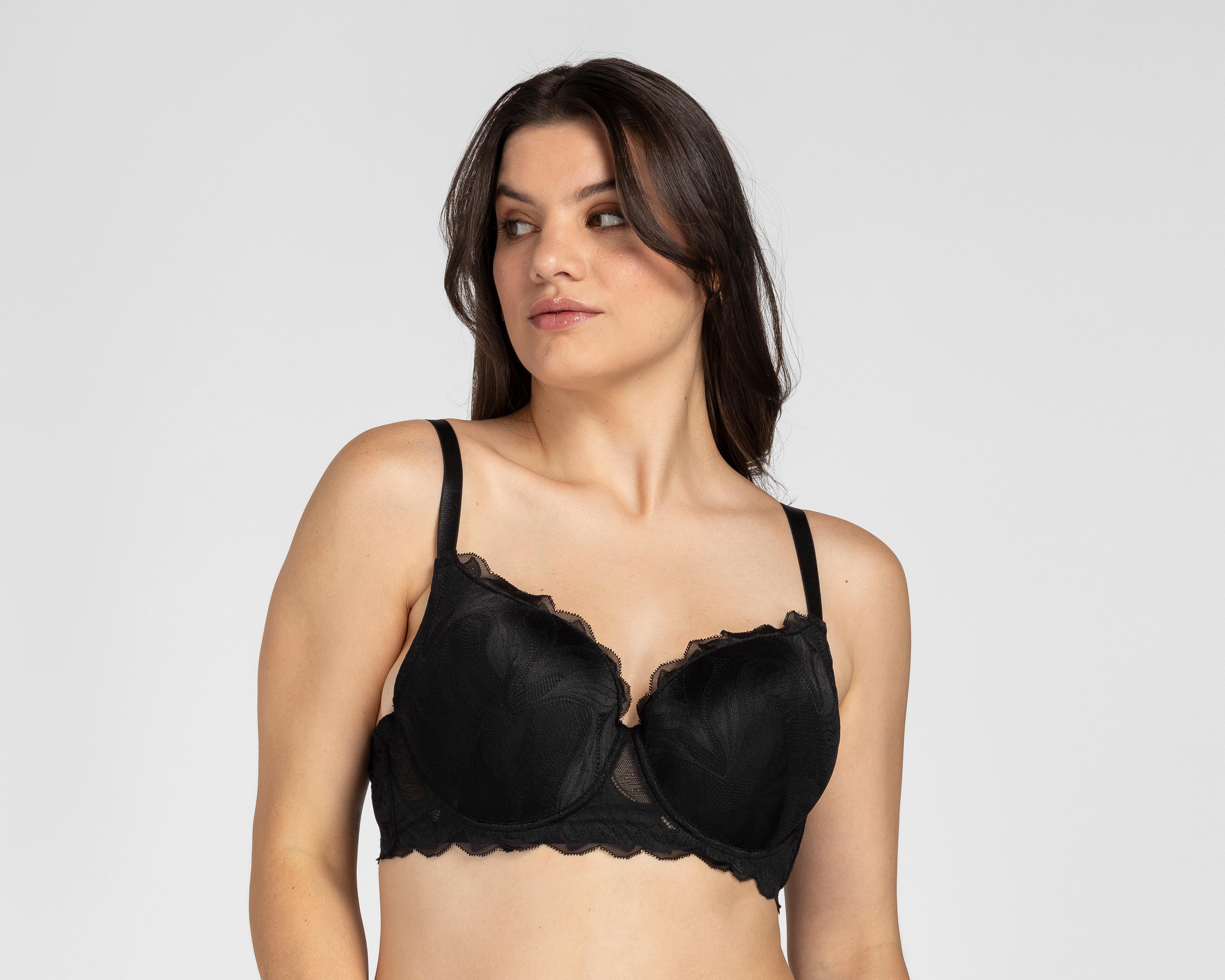 Foto 2 | Brasier con Encaje Beauty Secret Copa Completa para Mujer 2 Pack