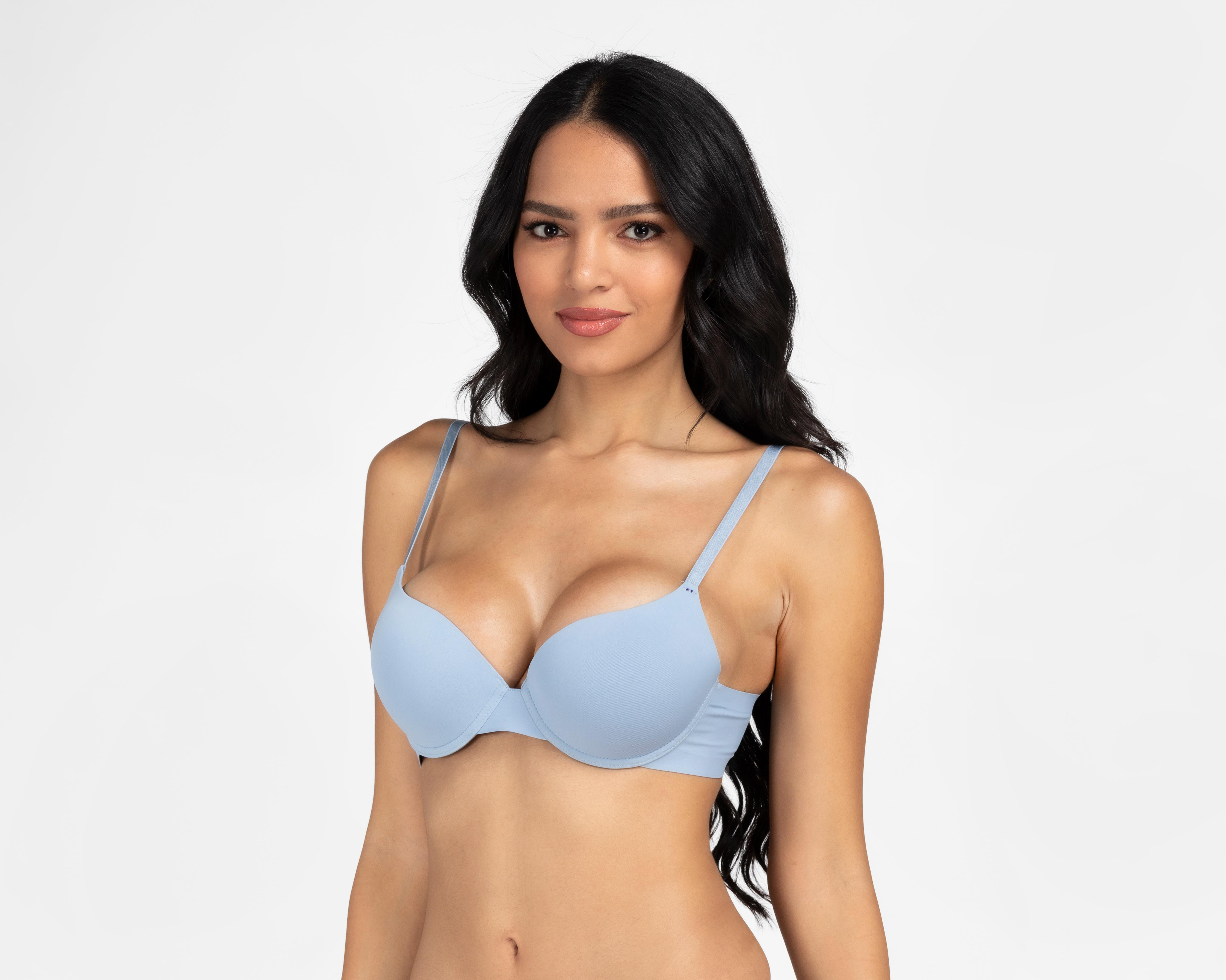 Foto 2 | Brasier con Varilla Eva tu Estilo Íntimo Media Copa para Mujer 3 Pack