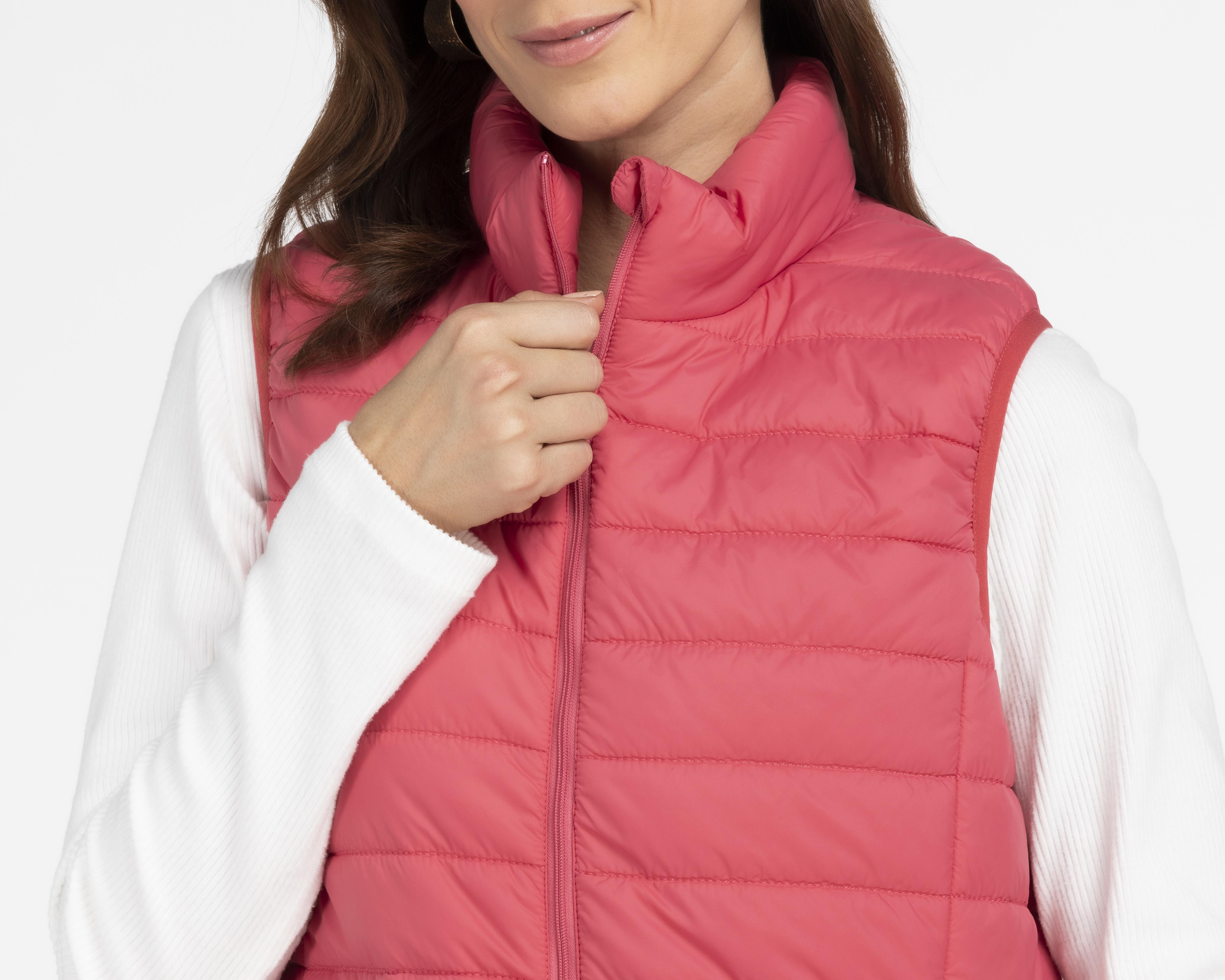 Foto 5 pulgar | Chaleco Lady Sun Capitonado Rosa