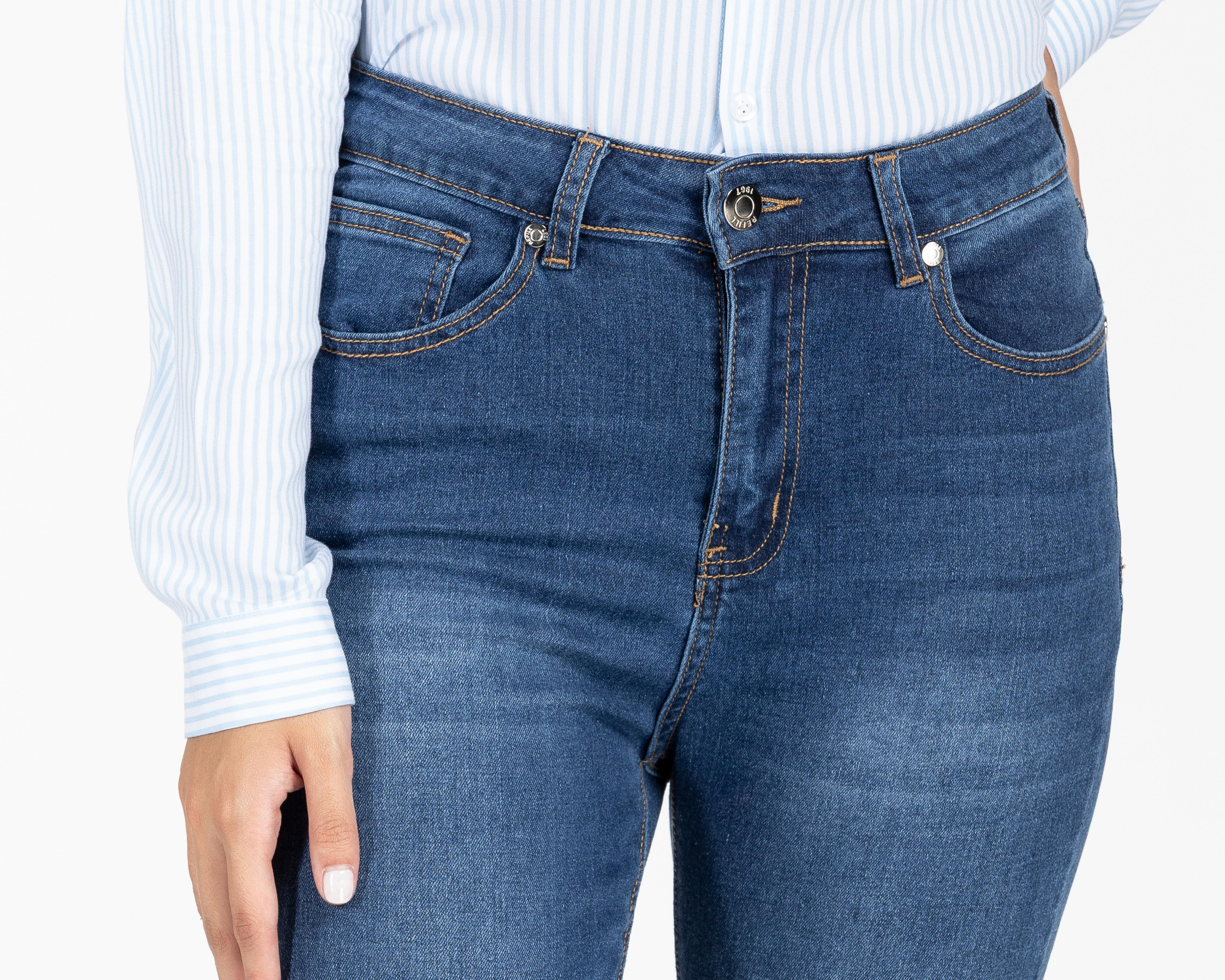 Foto 5 pulgar | Jeans Skinny Refill para Mujer