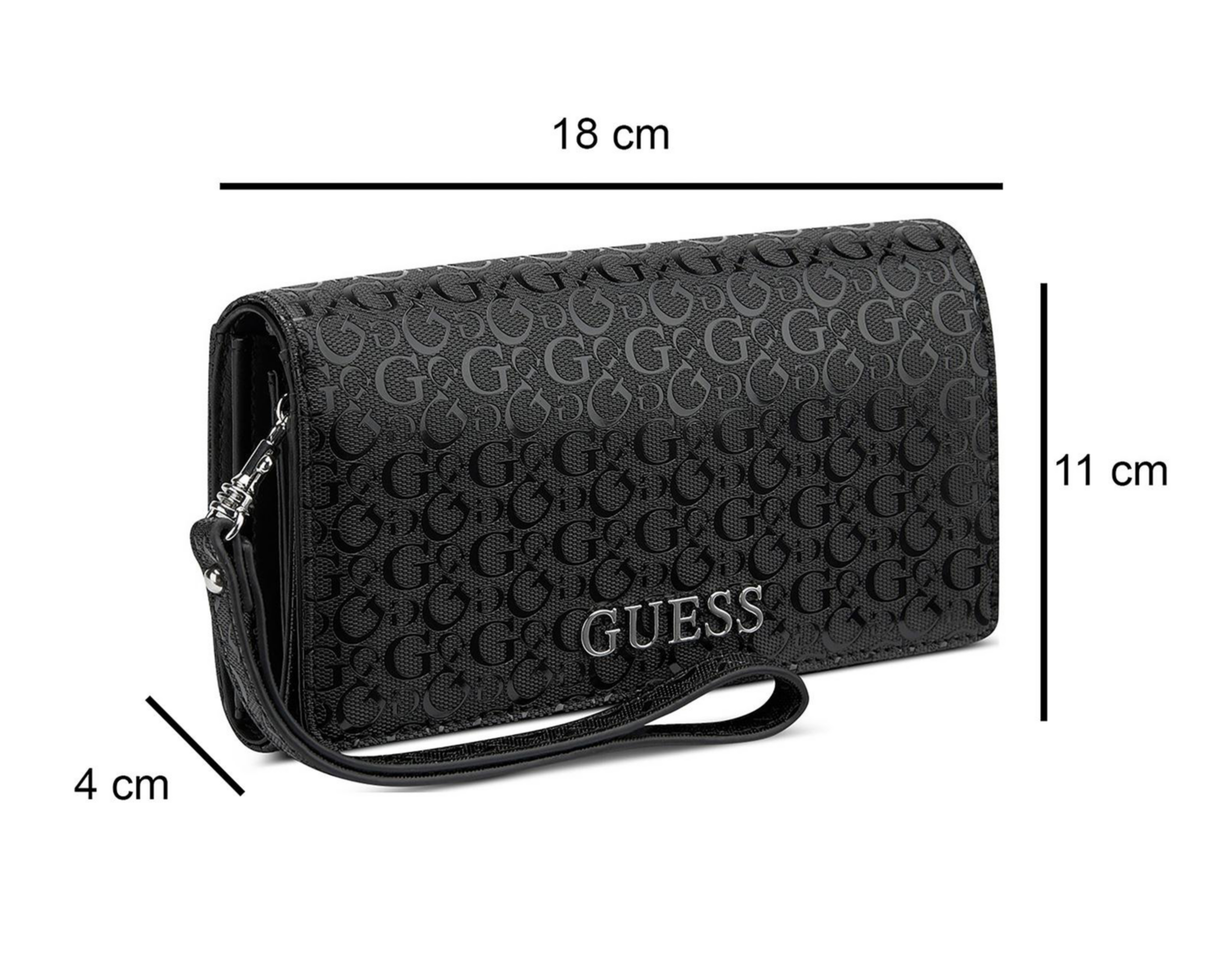 Foto 6 pulgar | Cartera para Mujer Guess Negra