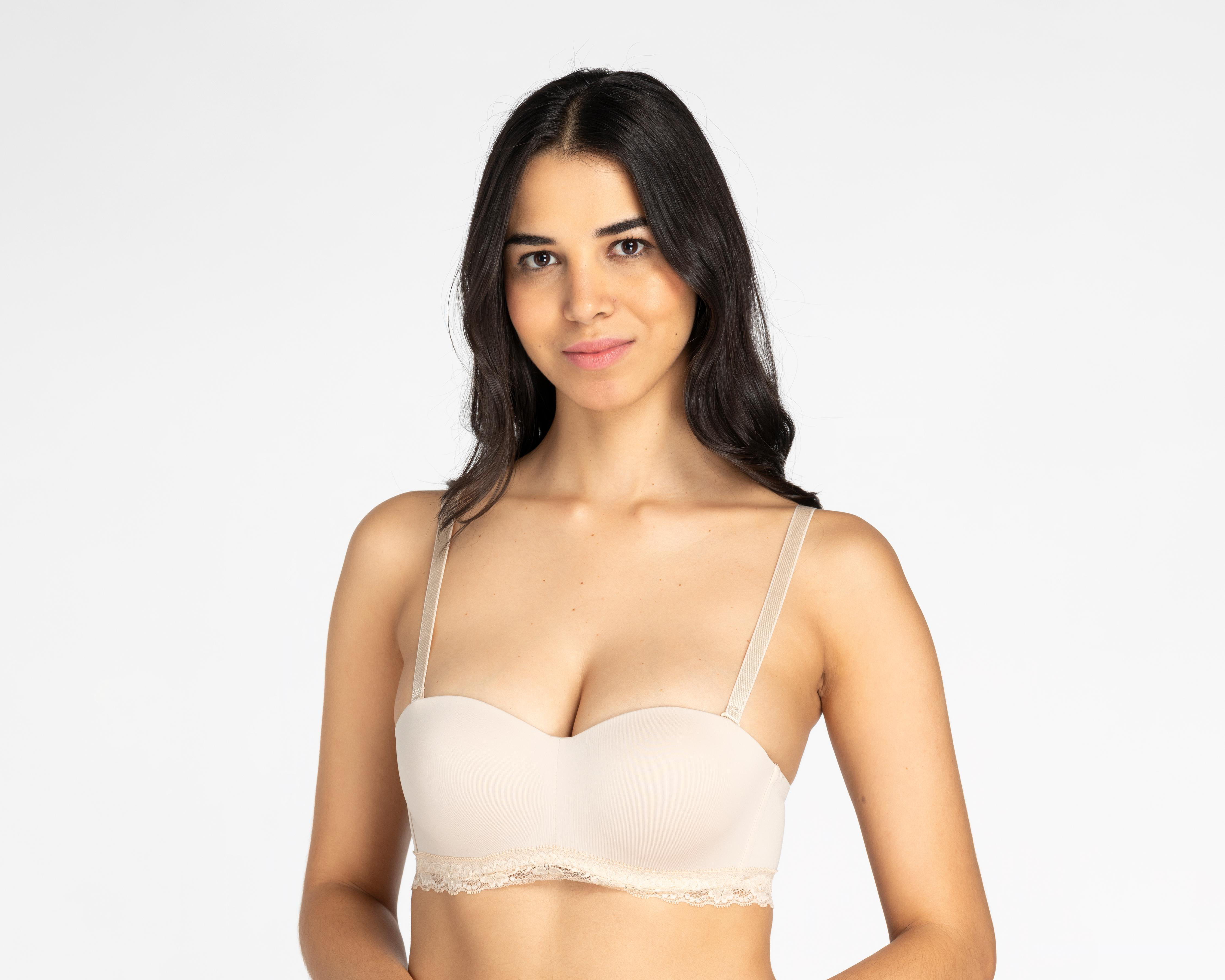 Foto 2 | Brasier Strapless Beauty Secret con Varilla para Mujer 2 Pack