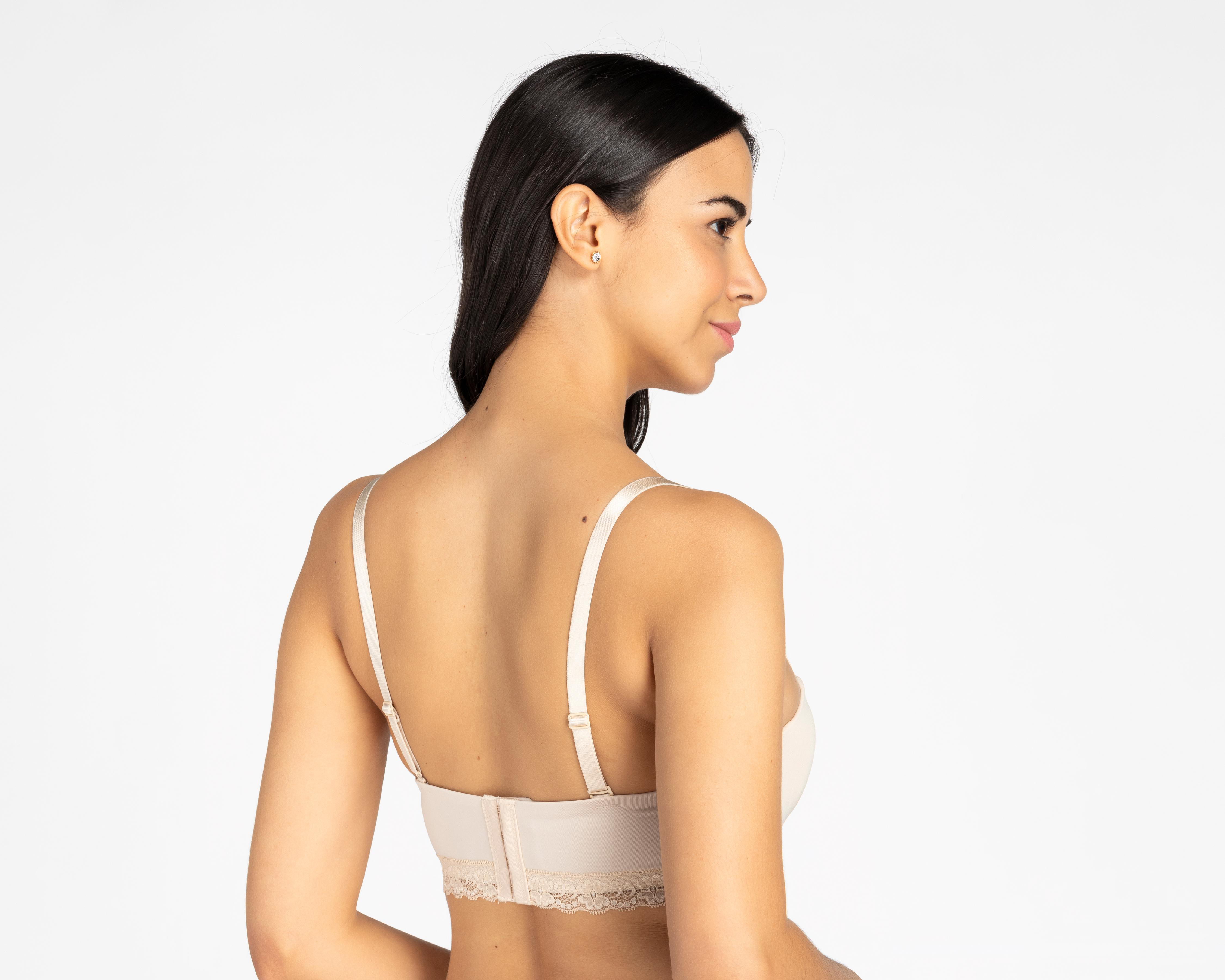 Foto 4 pulgar | Brasier Strapless Beauty Secret con Varilla para Mujer 2 Pack