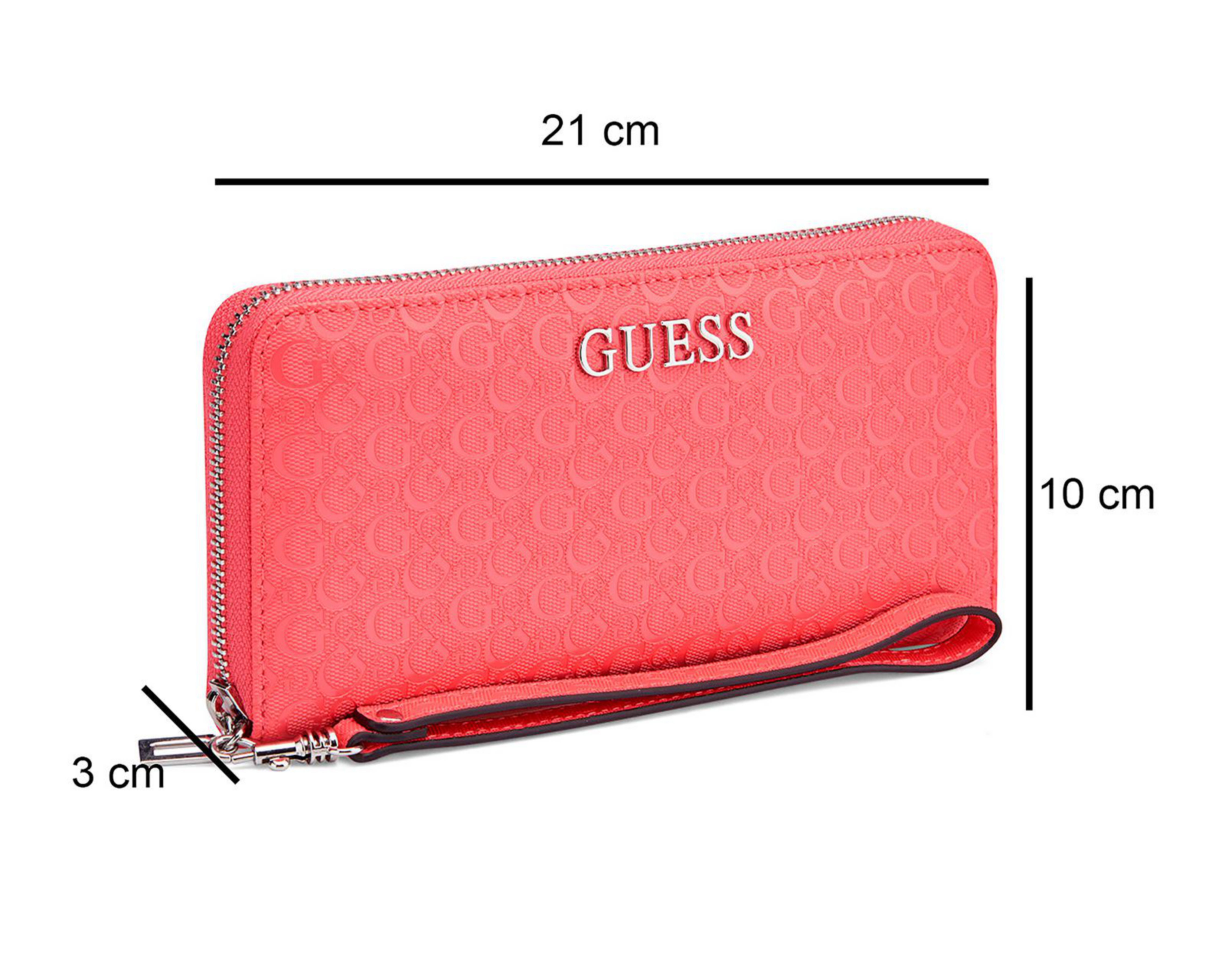 Foto 6 pulgar | Cartera para Mujer Guess Roja