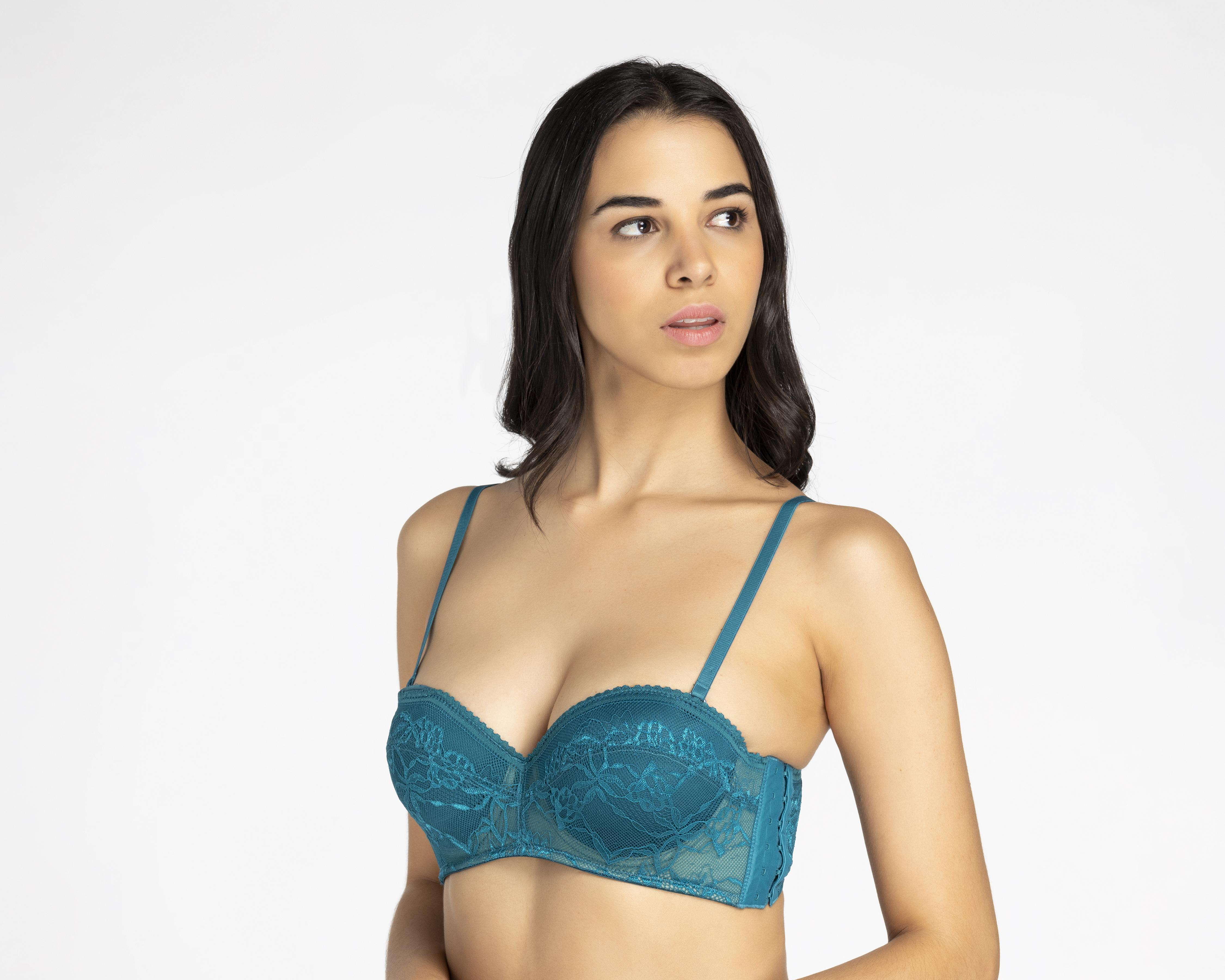 Foto 2 | Brasier Strapless Eva tu Estilo Íntimo con Encaje 2 Pack