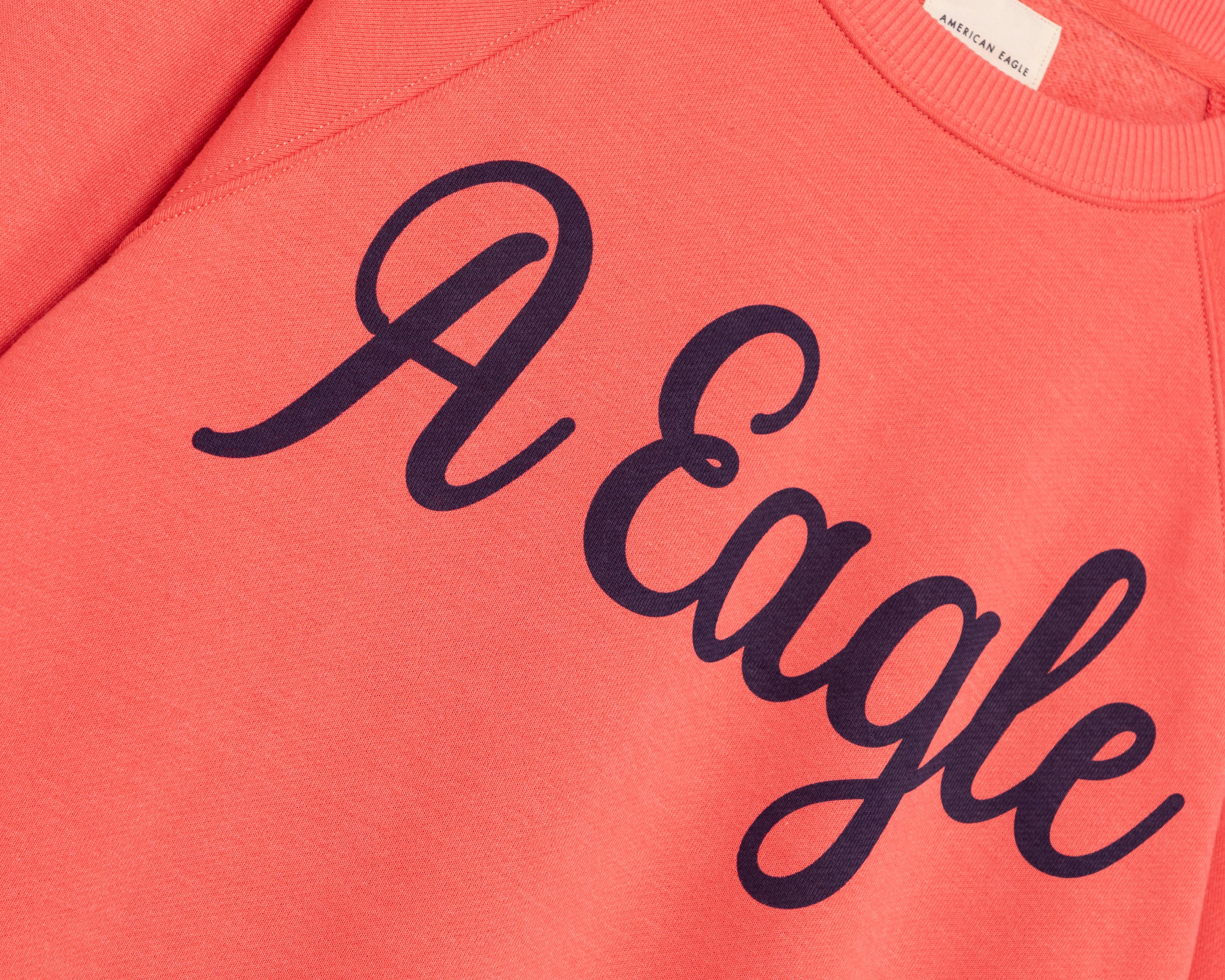 Foto 4 pulgar | Sudadera Cuello Redondo American Eagle para Mujer