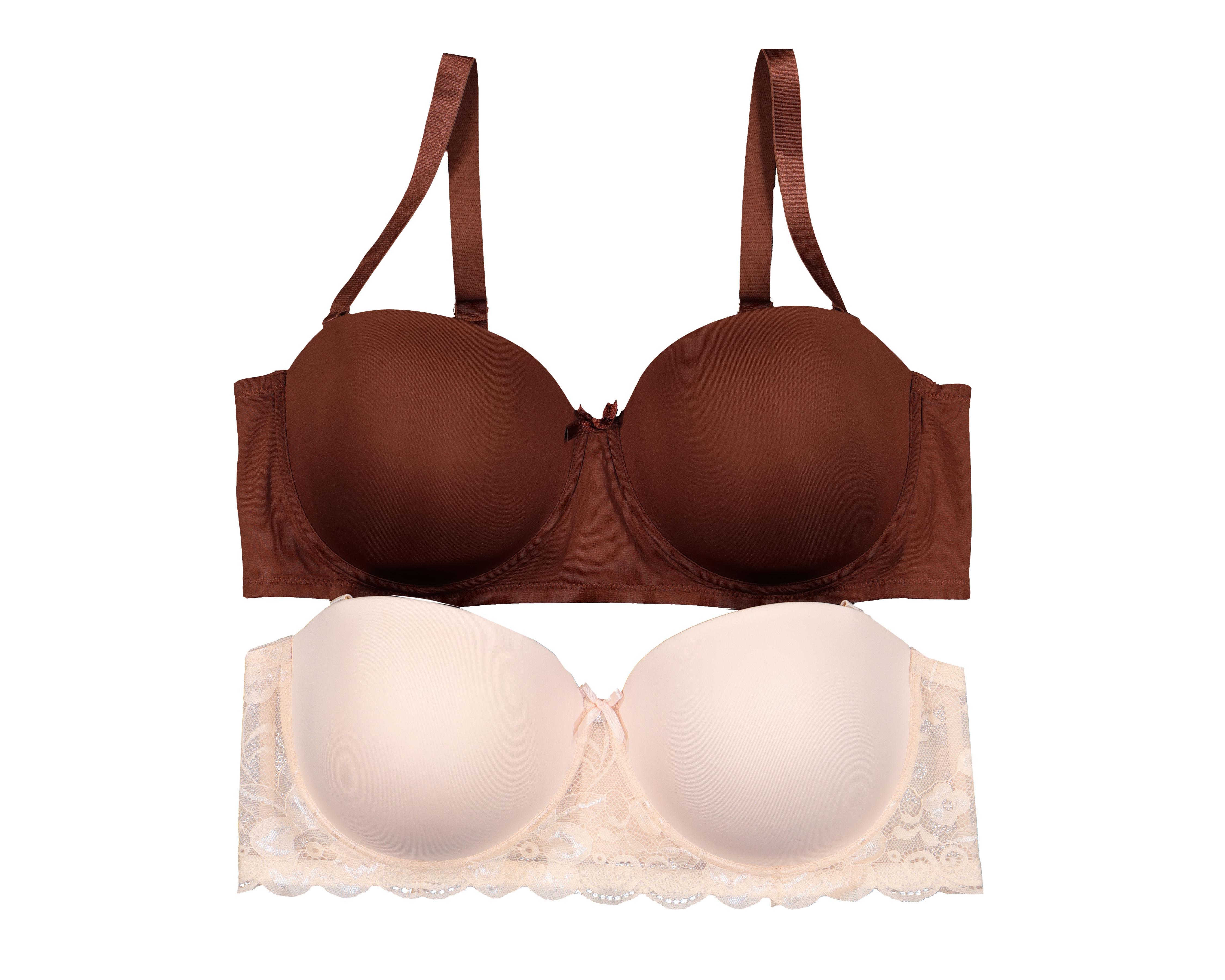 Brasier con Varilla Beauty Secret Copa Completa para Mujer 2 Pack