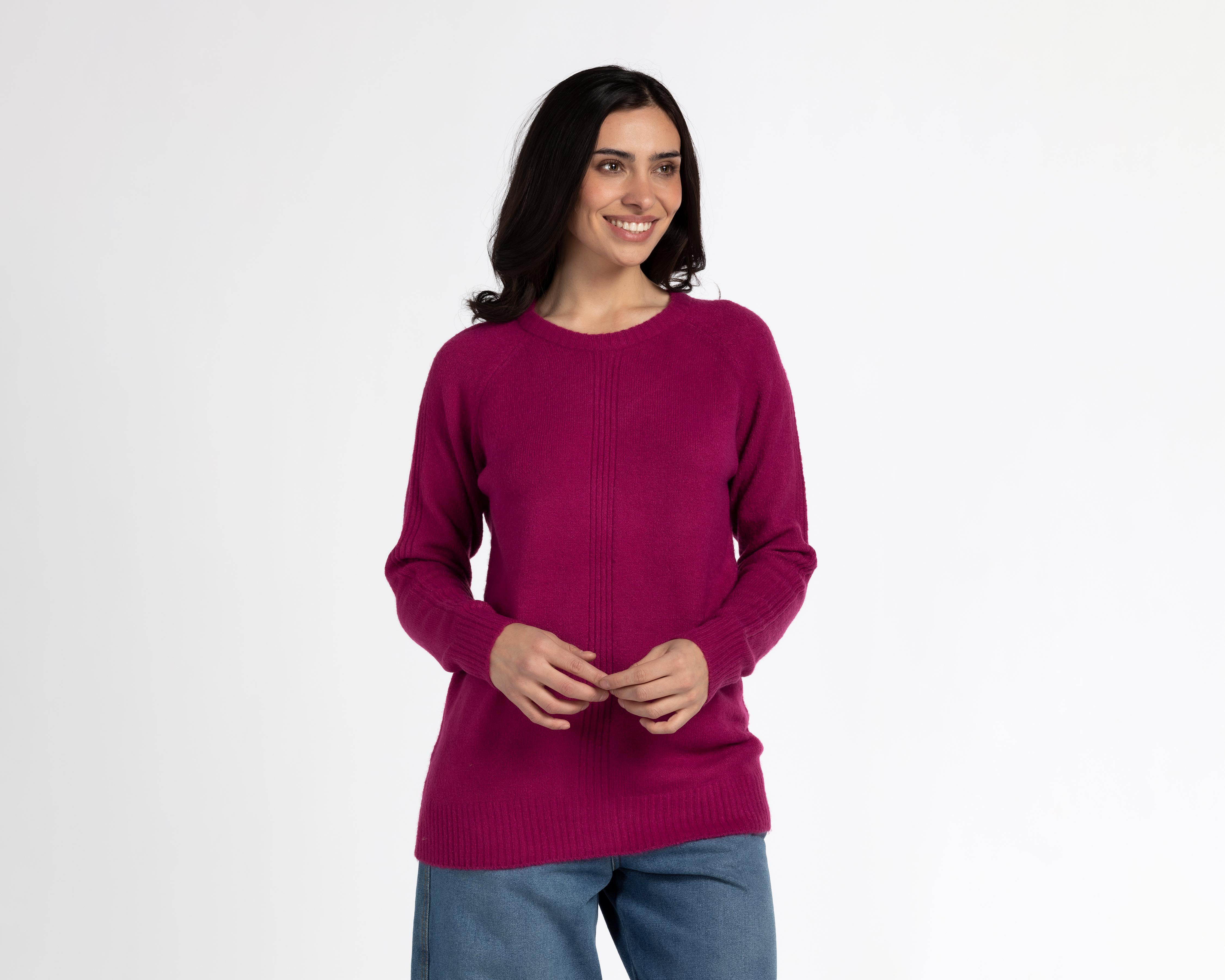 Suéter Sahara Afelpado con Cuello Redondo $379