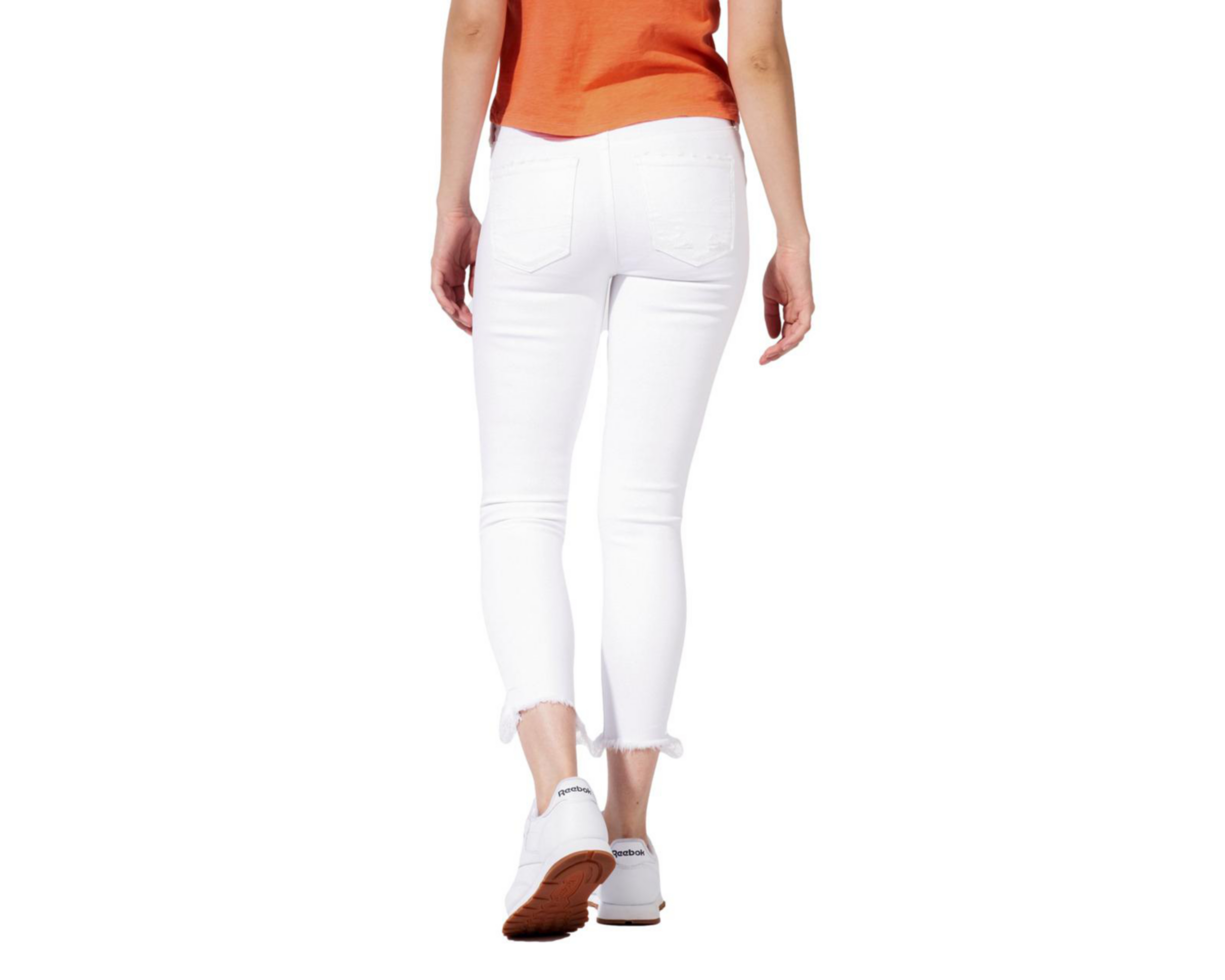 Foto 3 pulgar | Jeans American Eagle Jegging Crop Blanco