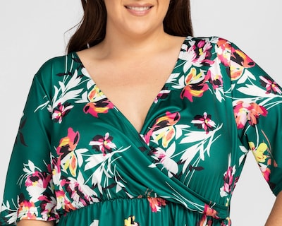 Foto 4 | Blusa Lady Sun Manga Corta Floreada