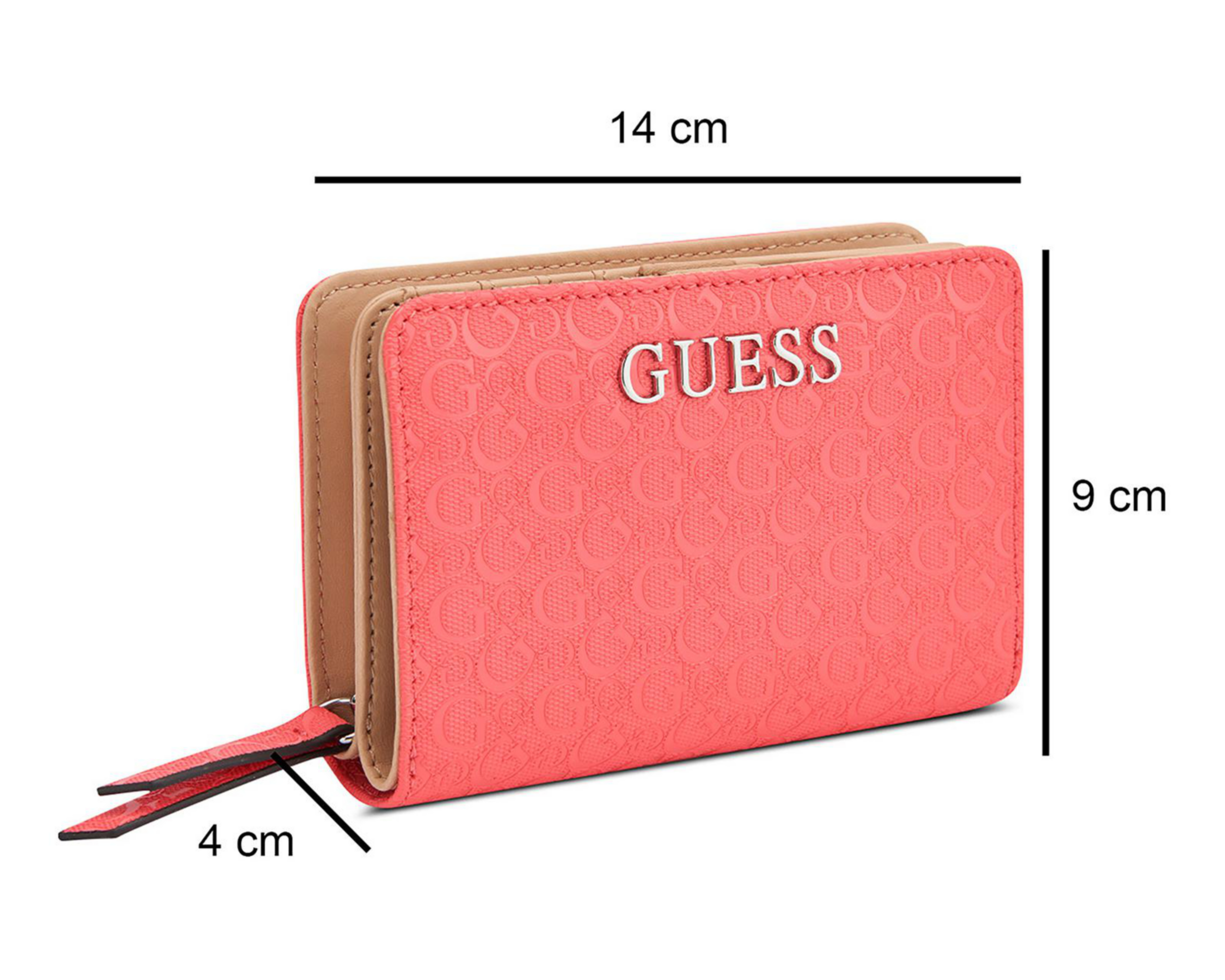 Foto 6 pulgar | Cartera para Mujer Guess Roja