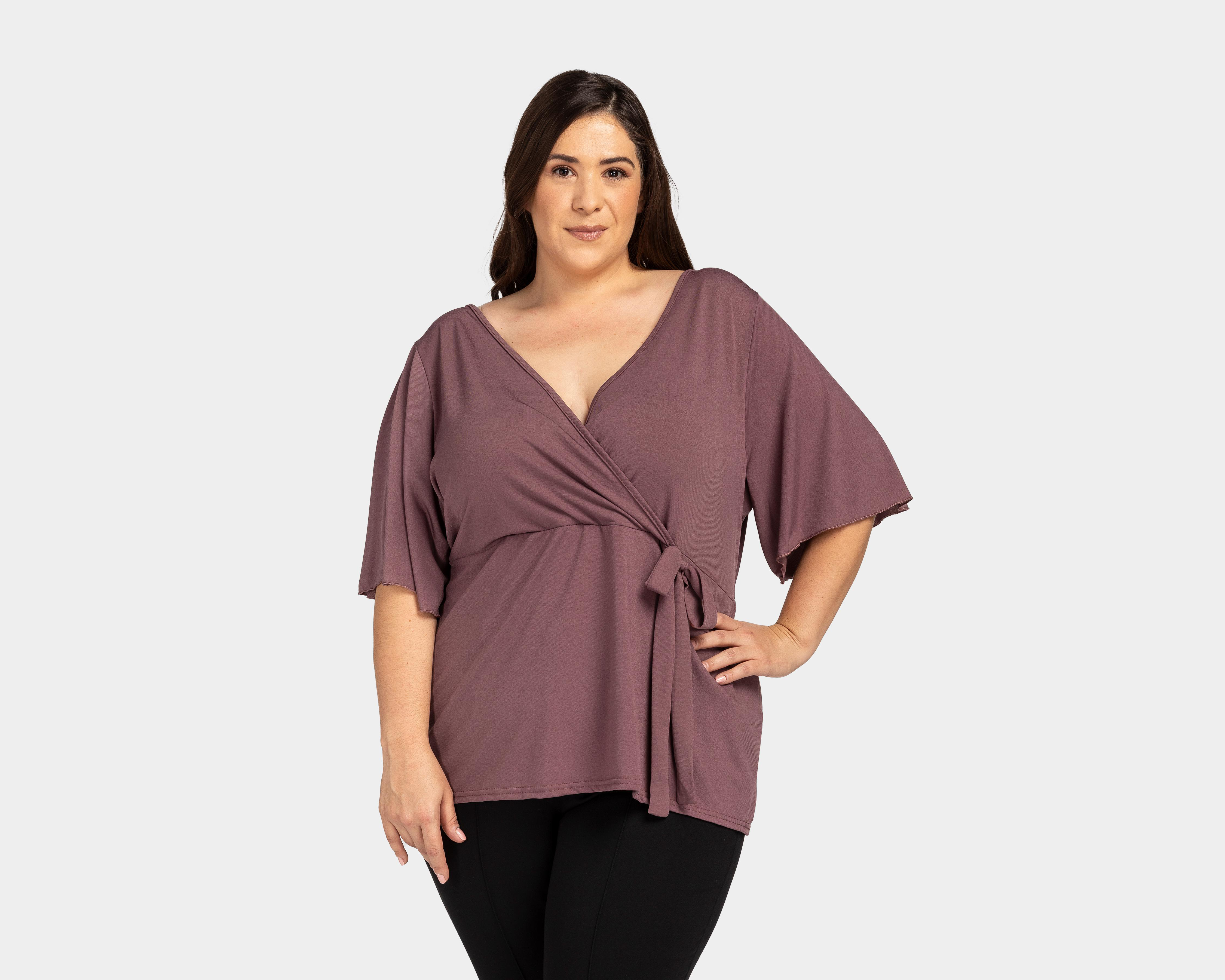 Foto 1 | Blusa Lady Sun Manga Corta Cuello V