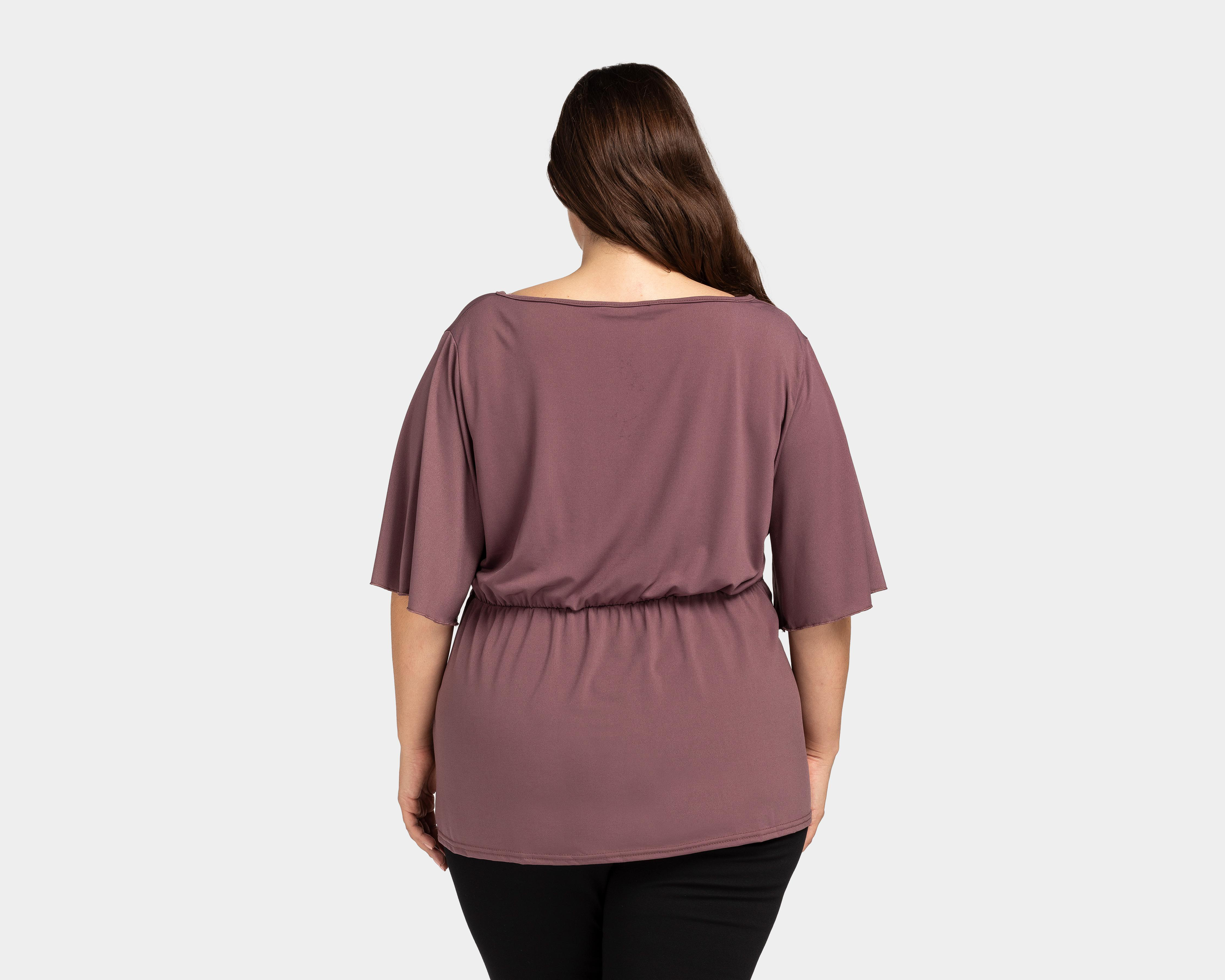 Foto 4 pulgar | Blusa Lady Sun Manga Corta Cuello V
