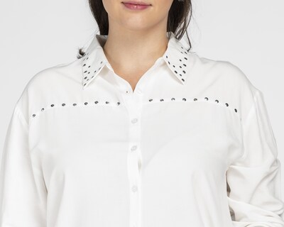 Foto 4 | Camisa Refill Manga Larga con Estoperoles
