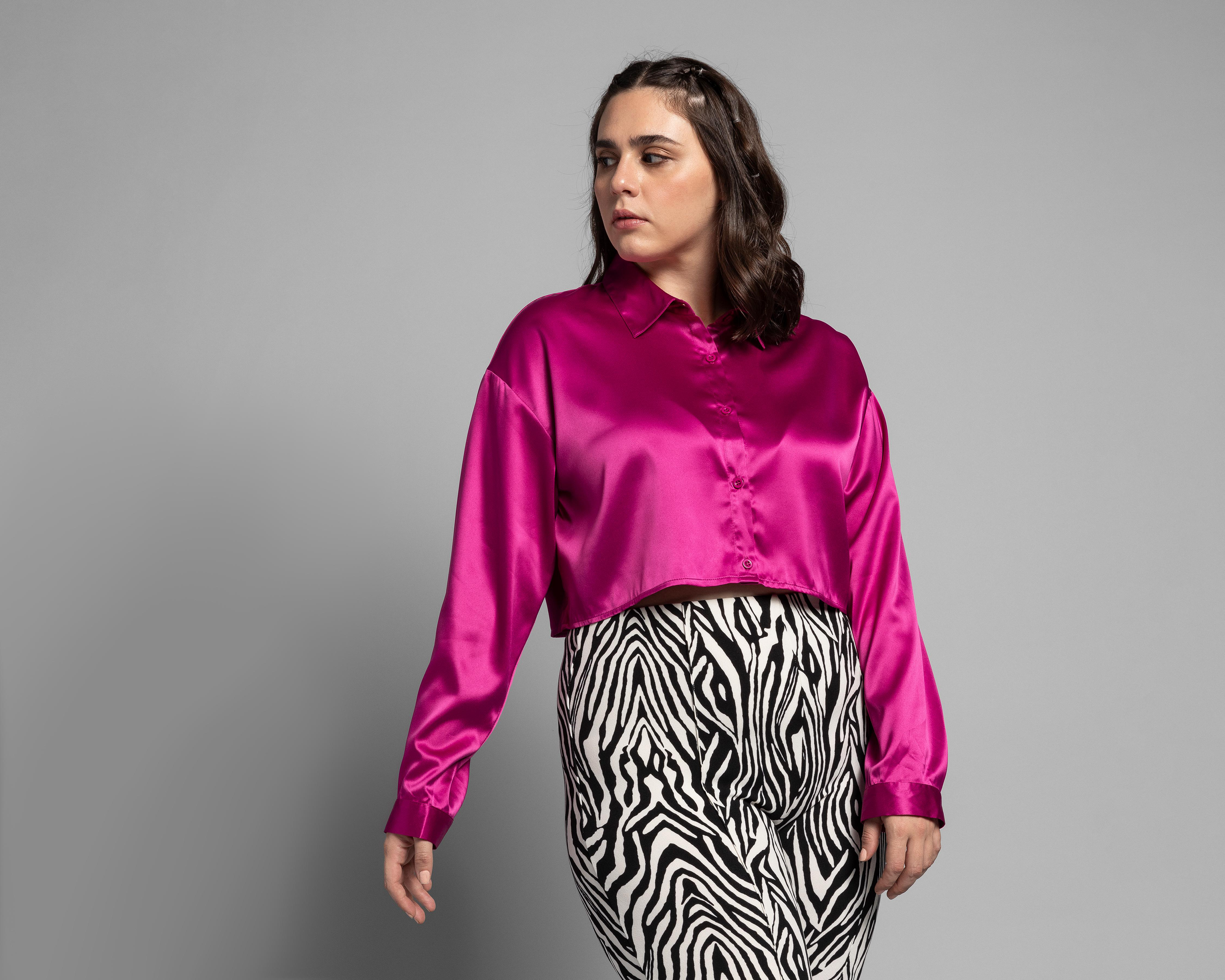 Foto 1 | Blusa Thinner Manga Larga con Botones