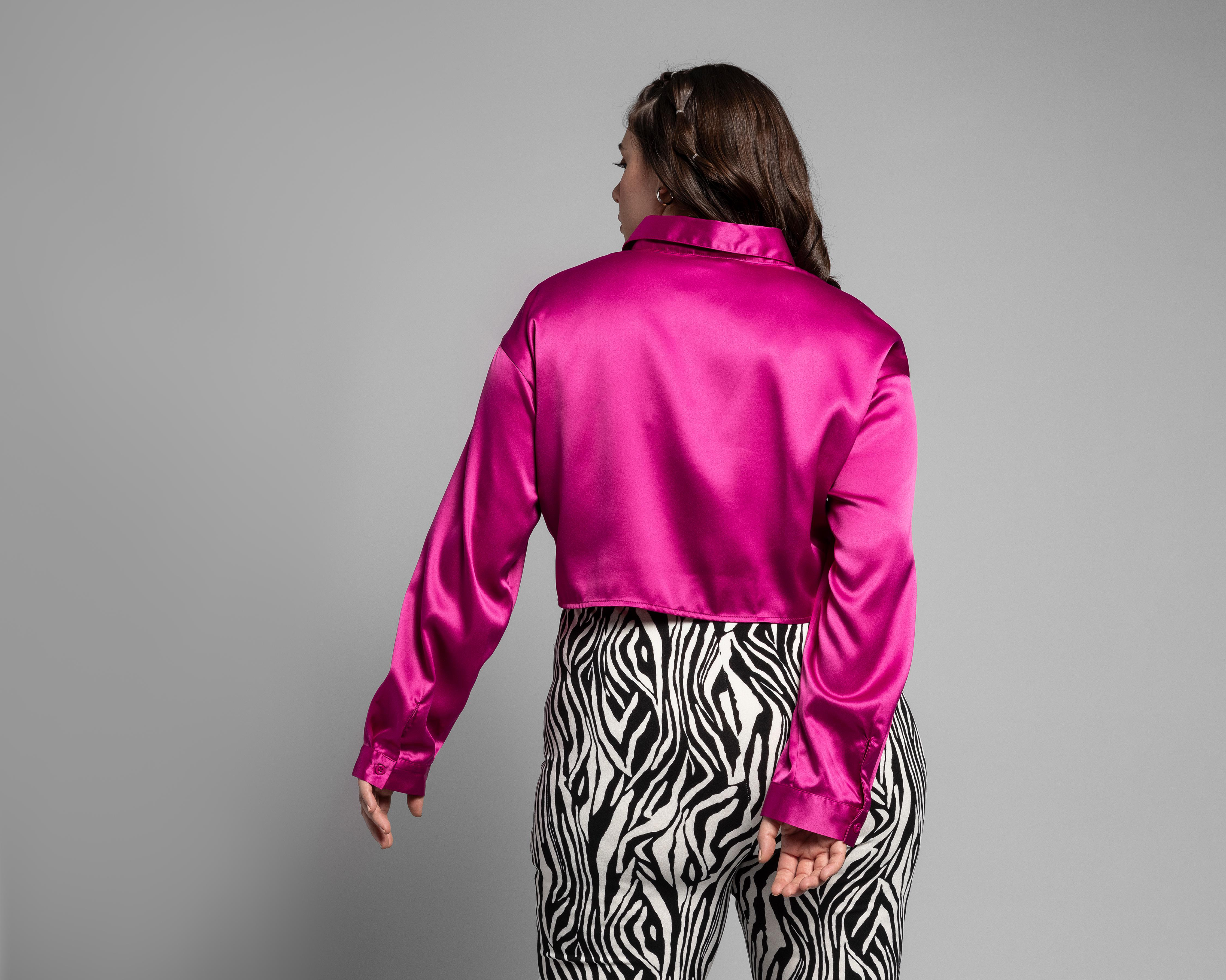 Foto 3 | Blusa Thinner Manga Larga con Botones