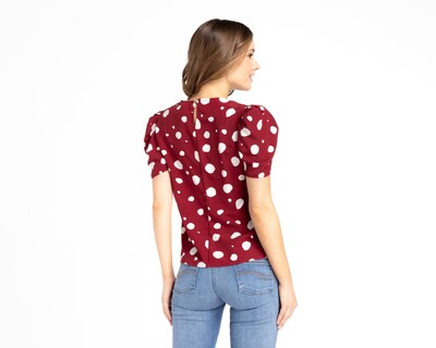 Foto 3 | Blusa Sahara Manga Corta Tinta