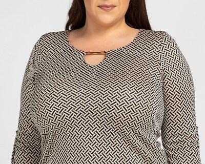Foto 4 | Blusa Lady Sun Manga 3/4 con Elevadores