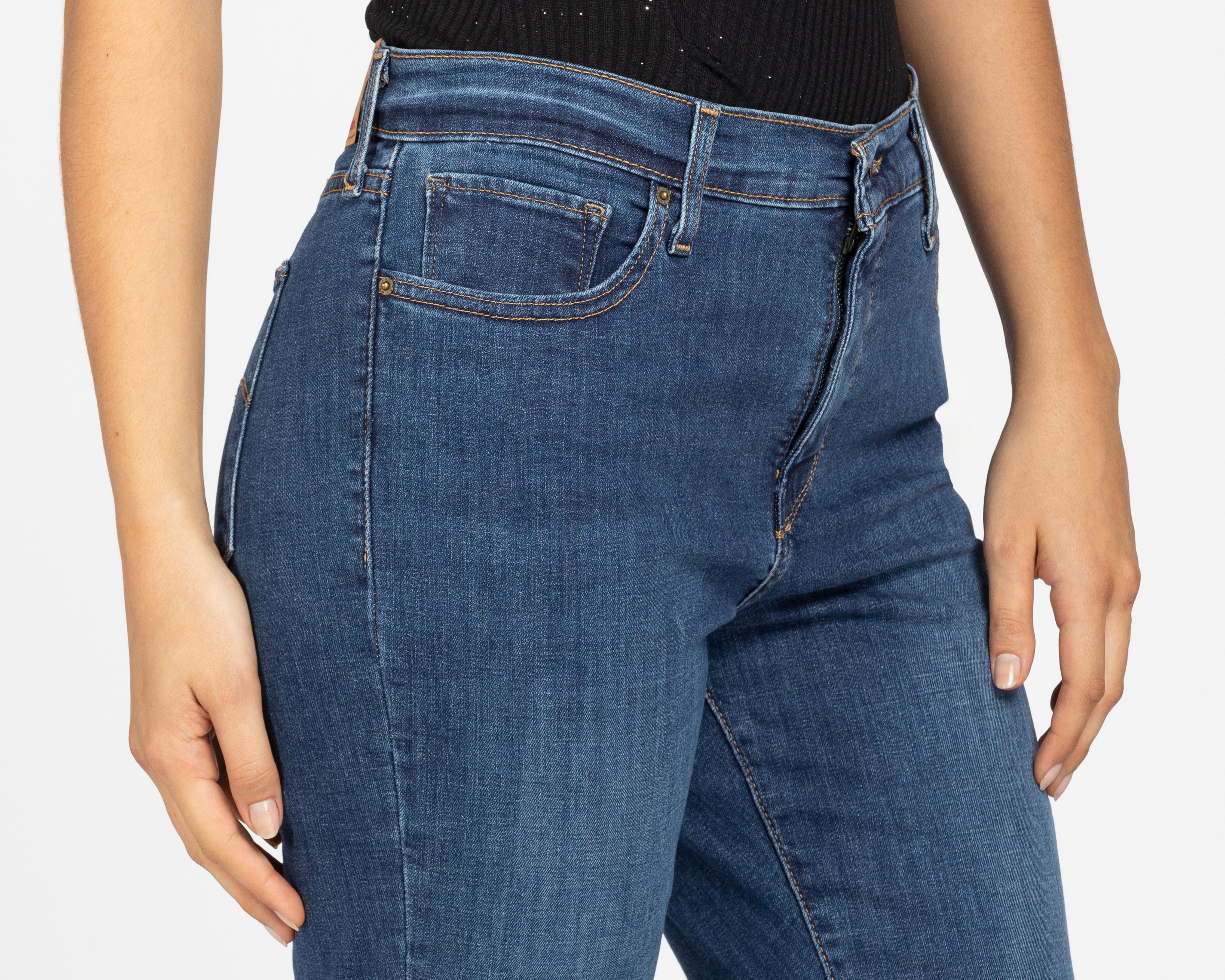 Foto 5 pulgar | Jeans Levi's Straight Fit Deslavados