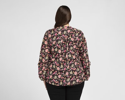 Foto 3 | Blusa Lady Sun Manga Larga con Estampado Floral