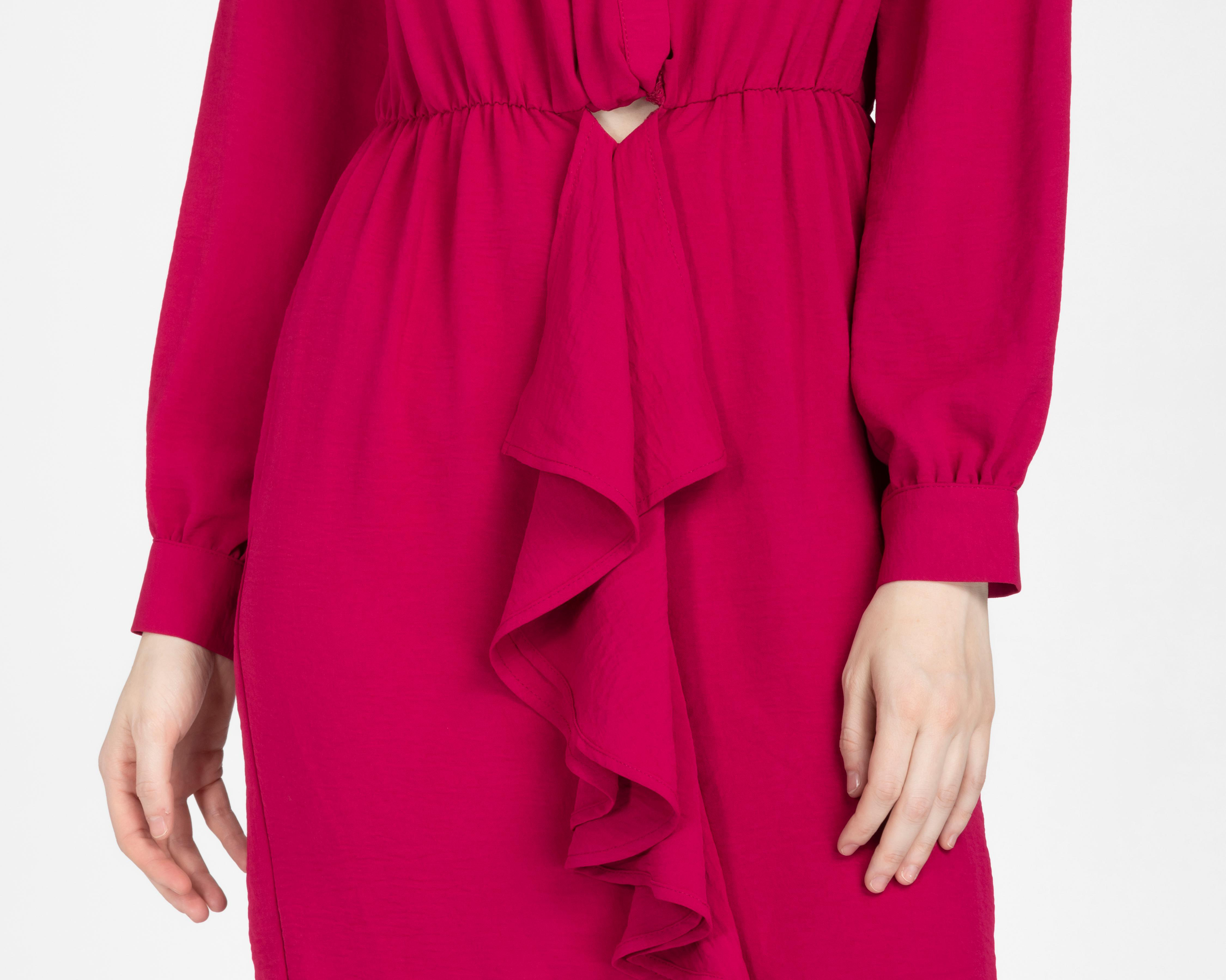 Foto 8 | Vestido Sahara Casual Escote Cruzado y Holán
