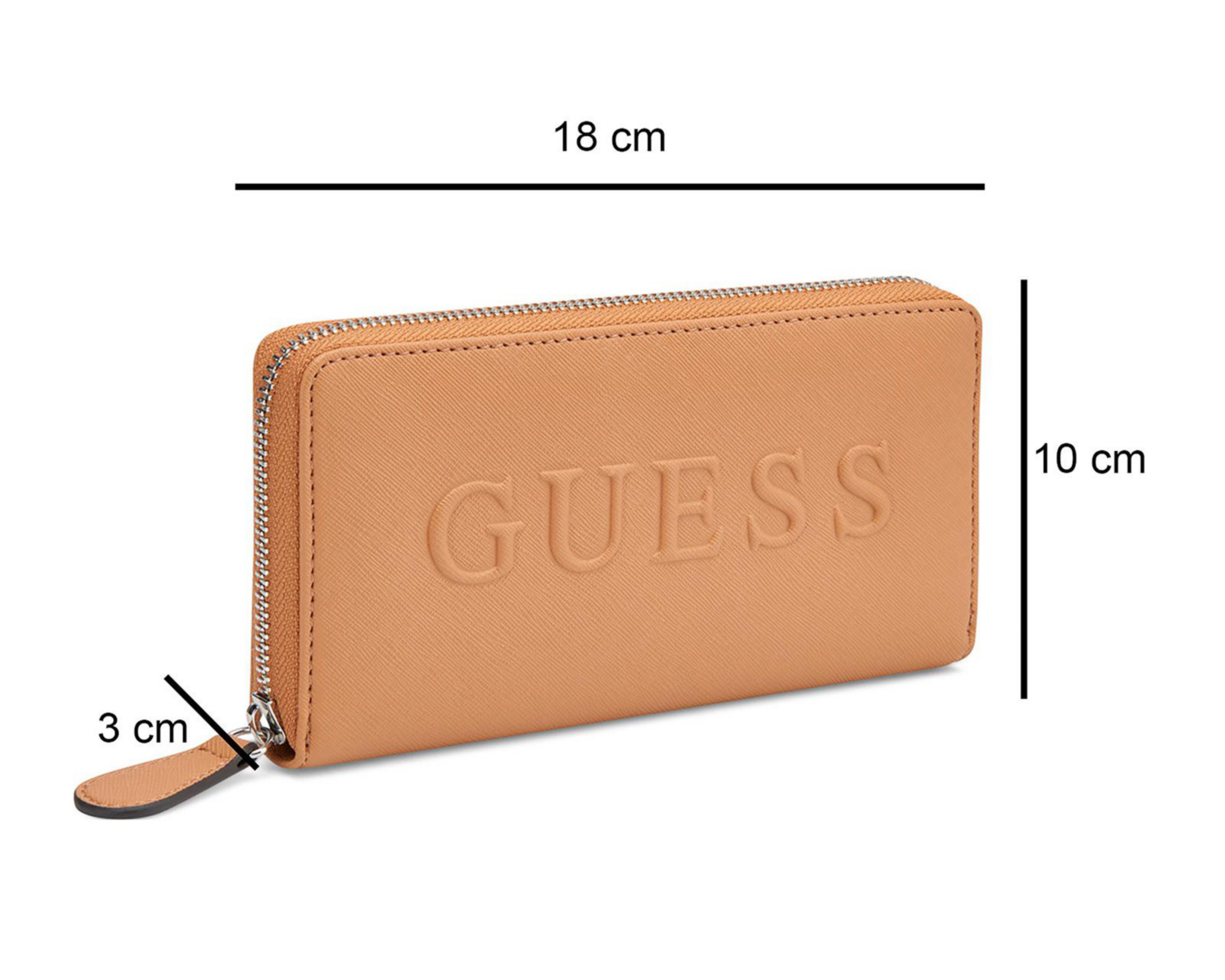 Foto 6 pulgar | Cartera para Mujer Guess Beige