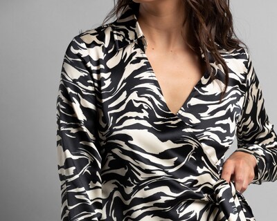 Foto 4 | Vestido Thinner Casual Corto con Print de Cebra
