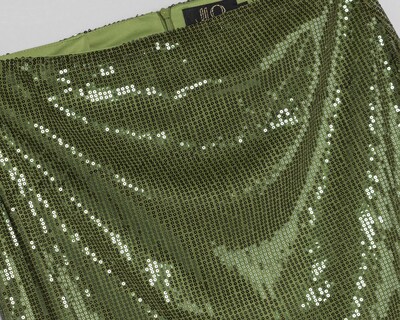 Foto 4 | Blusa y Falda Jennifer Lopez Verde con Lentejuela