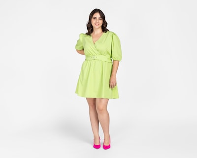 Foto 4 | Vestido 18 Forever Casual Corto con Mangas Farol