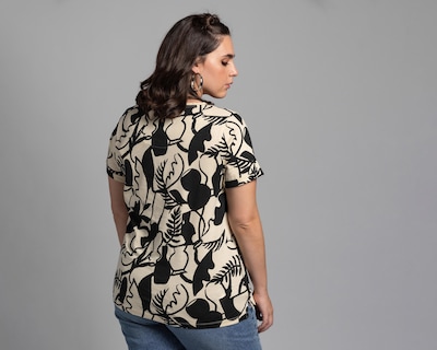 Foto 5 | Playera Thinner Manga Corta Cuello Redondo