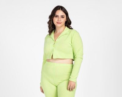 Foto 4 | Top y Pantalón 18 Forever Verde