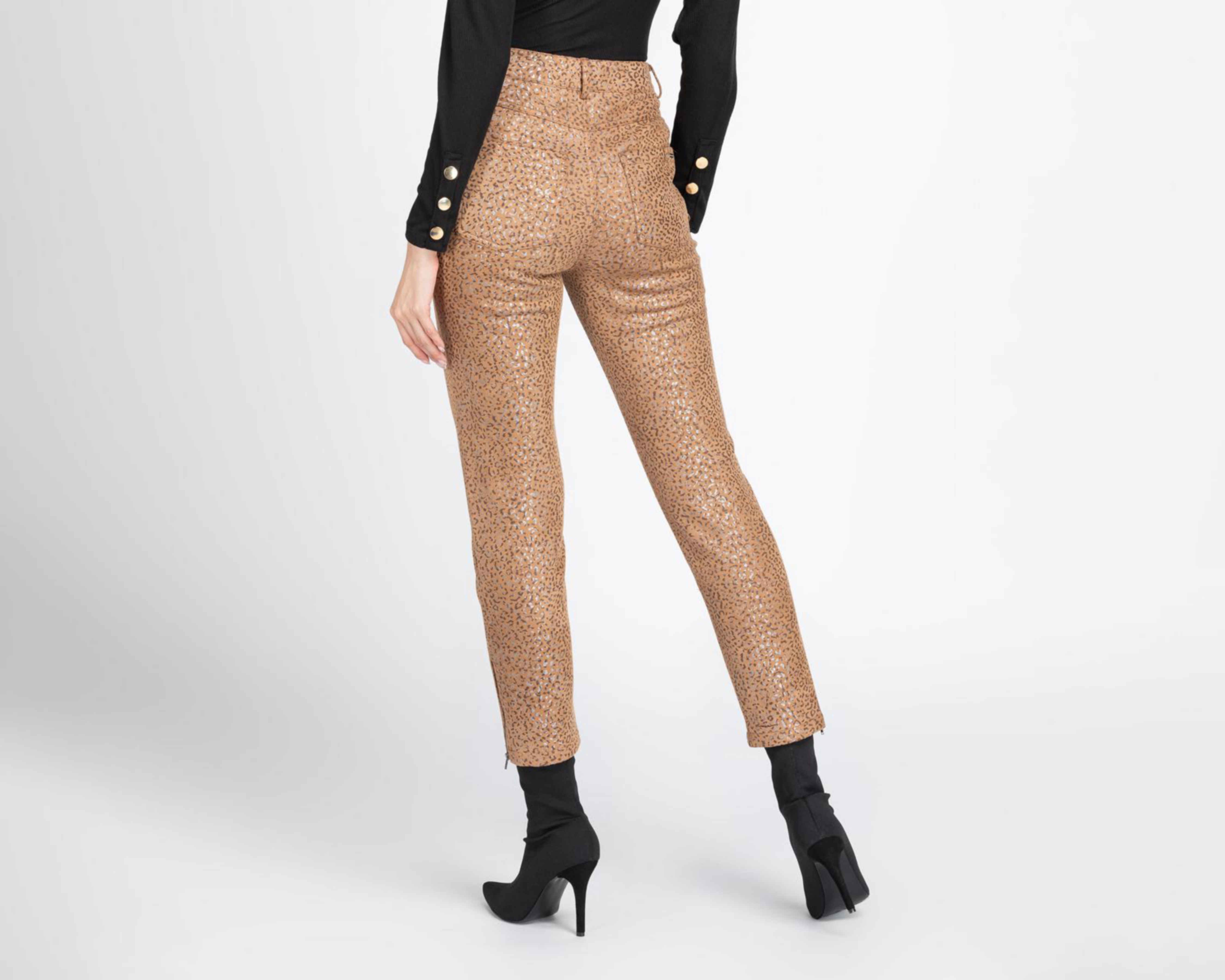 Foto 4 pulgar | Leggings Bebe Animal Print