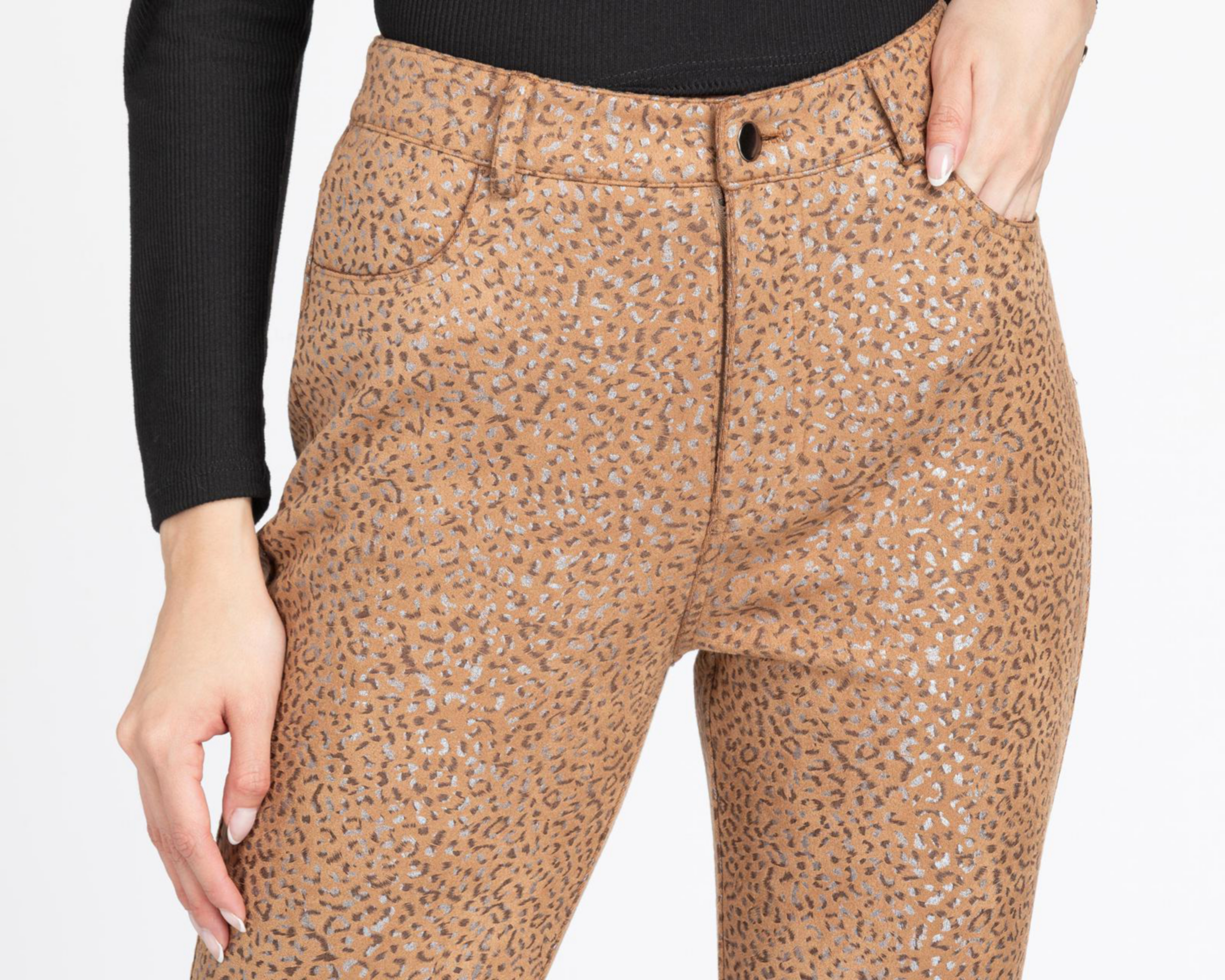 Foto 8 pulgar | Leggings Bebe Animal Print