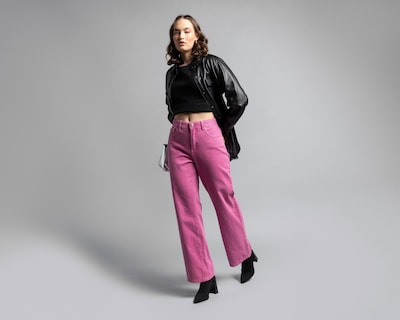 Foto 2 | Jeans Thinner Flare Rosa