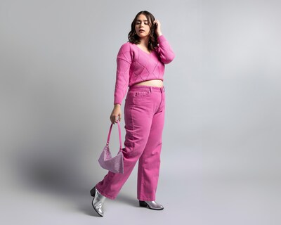 Foto 5 | Jeans Thinner Flare Rosa
