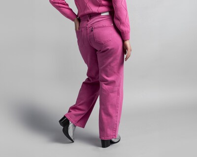 Foto 6 | Jeans Thinner Flare Rosa