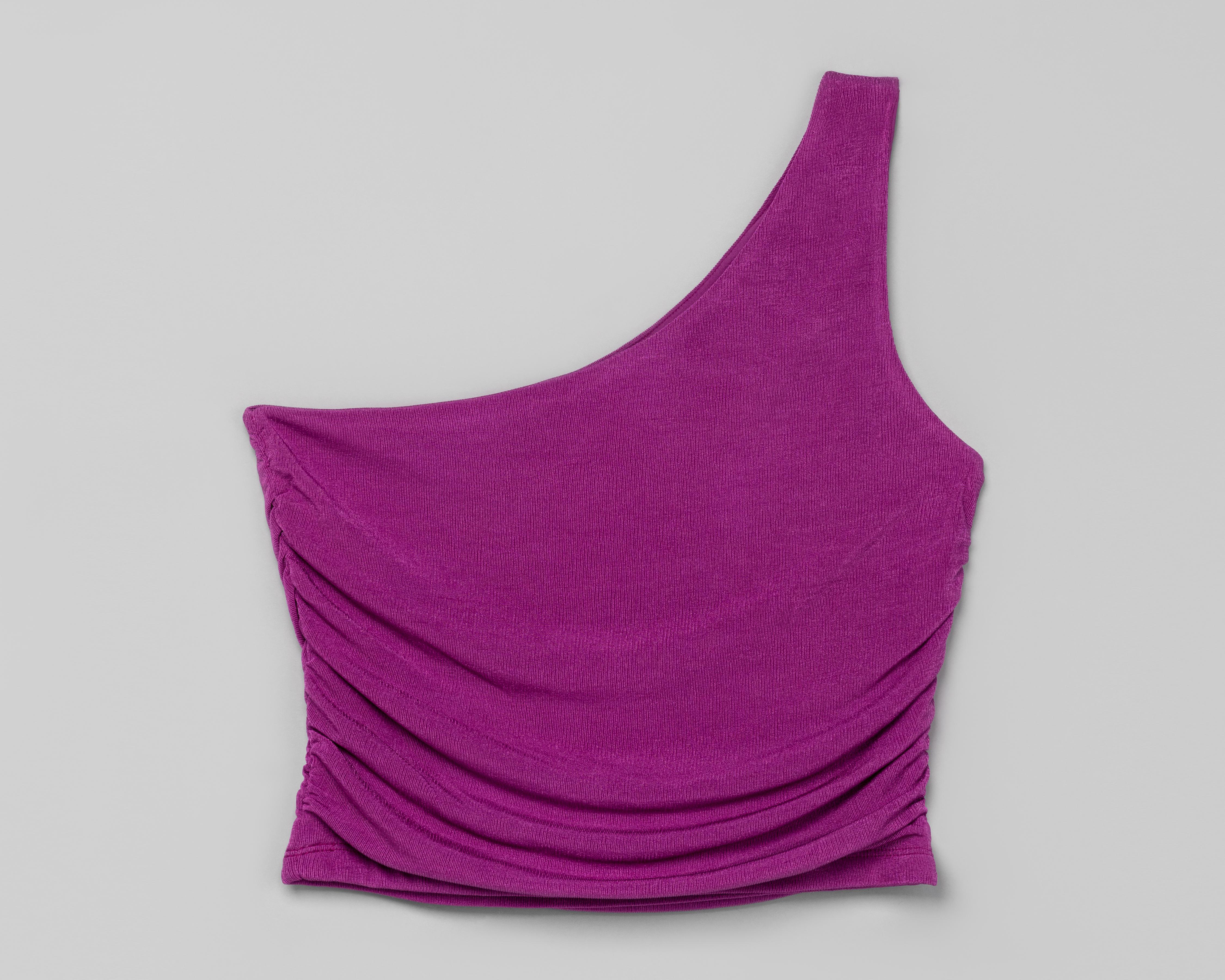 Foto 6 | Crop Top Thinner Rosa Fucsia Hombro Descubierto