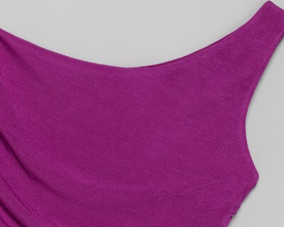 Foto 7 | Crop Top Thinner Rosa Fucsia Hombro Descubierto