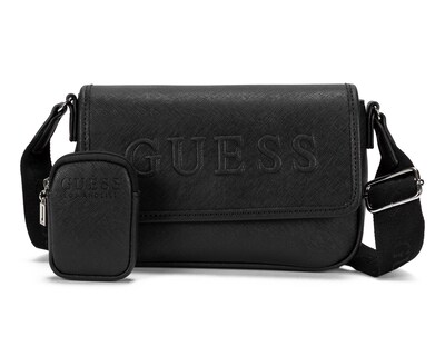 Foto 1 | Bolsa Cruzada Guess Haddington con Monedero