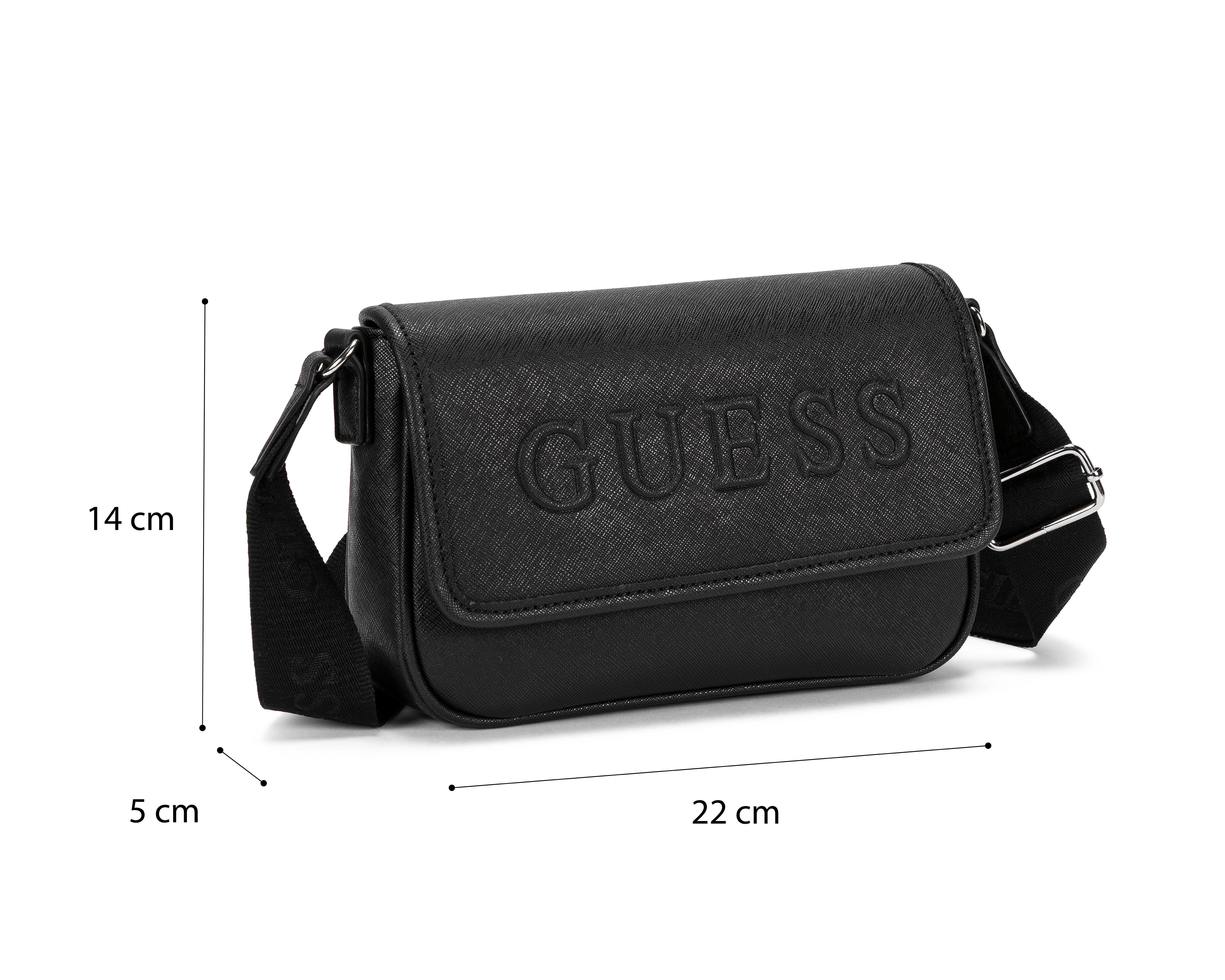 Foto 5 | Bolsa Cruzada Guess Haddington con Monedero