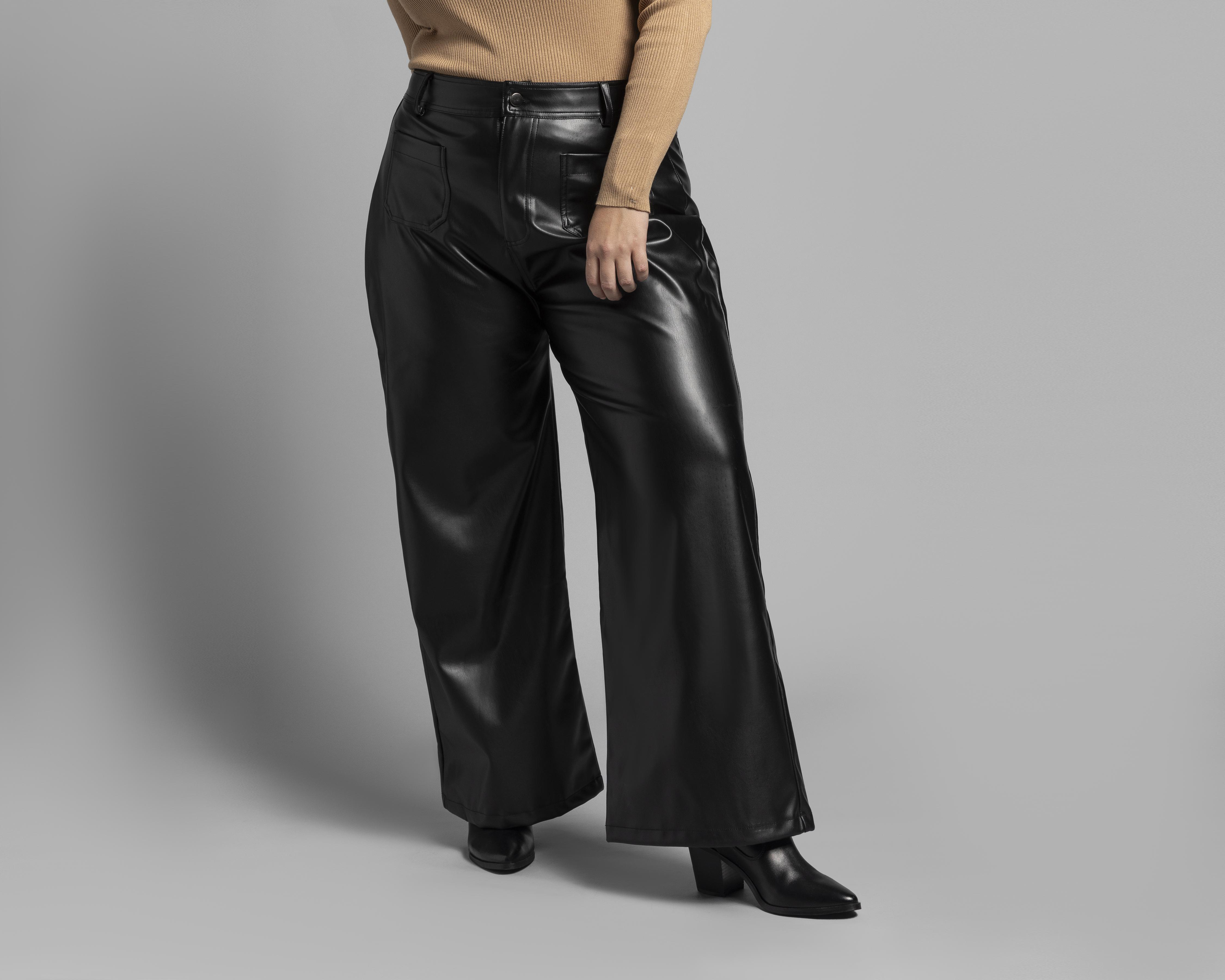 Pantalón Casual Thinner Tipo Piel