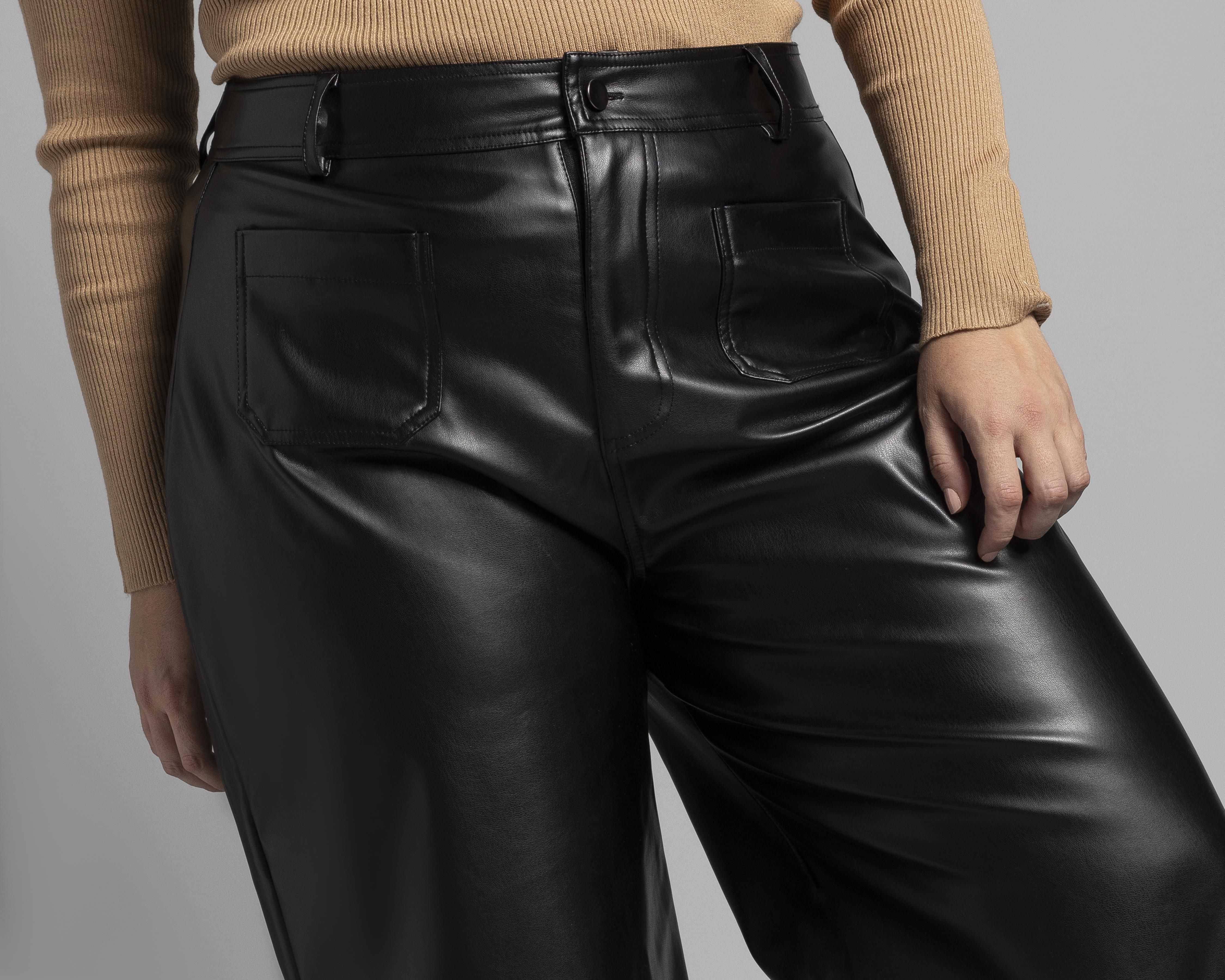 Foto 4 | Pantalón Casual Thinner Tipo Piel