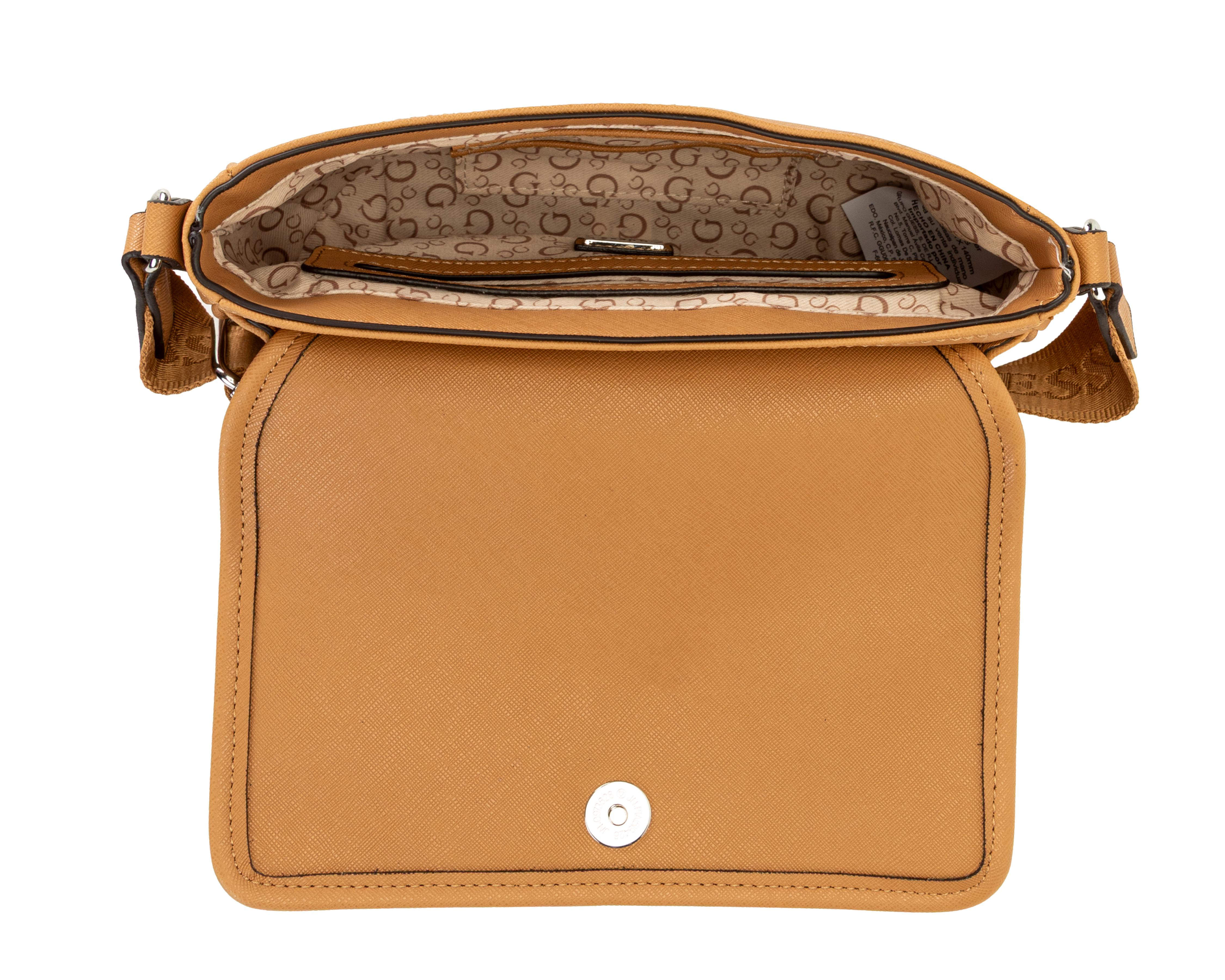 Foto 5 | Bolsa Cruzada Guess Haddington con Monedero