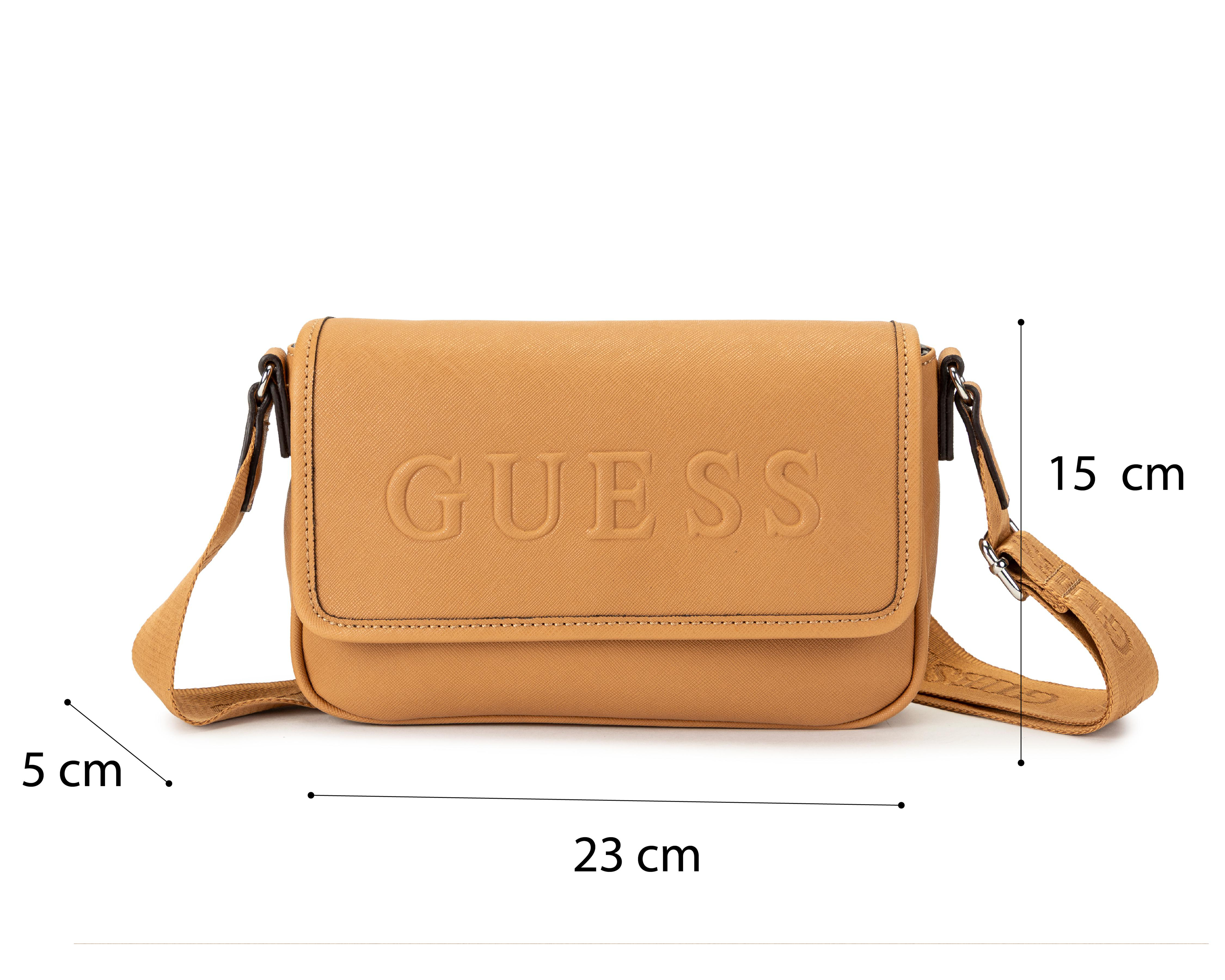 Foto 6 | Bolsa Cruzada Guess Haddington con Monedero