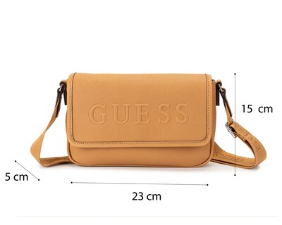 Foto 6 | Bolsa Cruzada Guess Haddington con Monedero