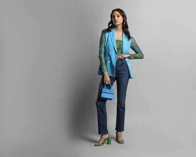 Foto 2 | Chaleco Thinner Azul con Botones